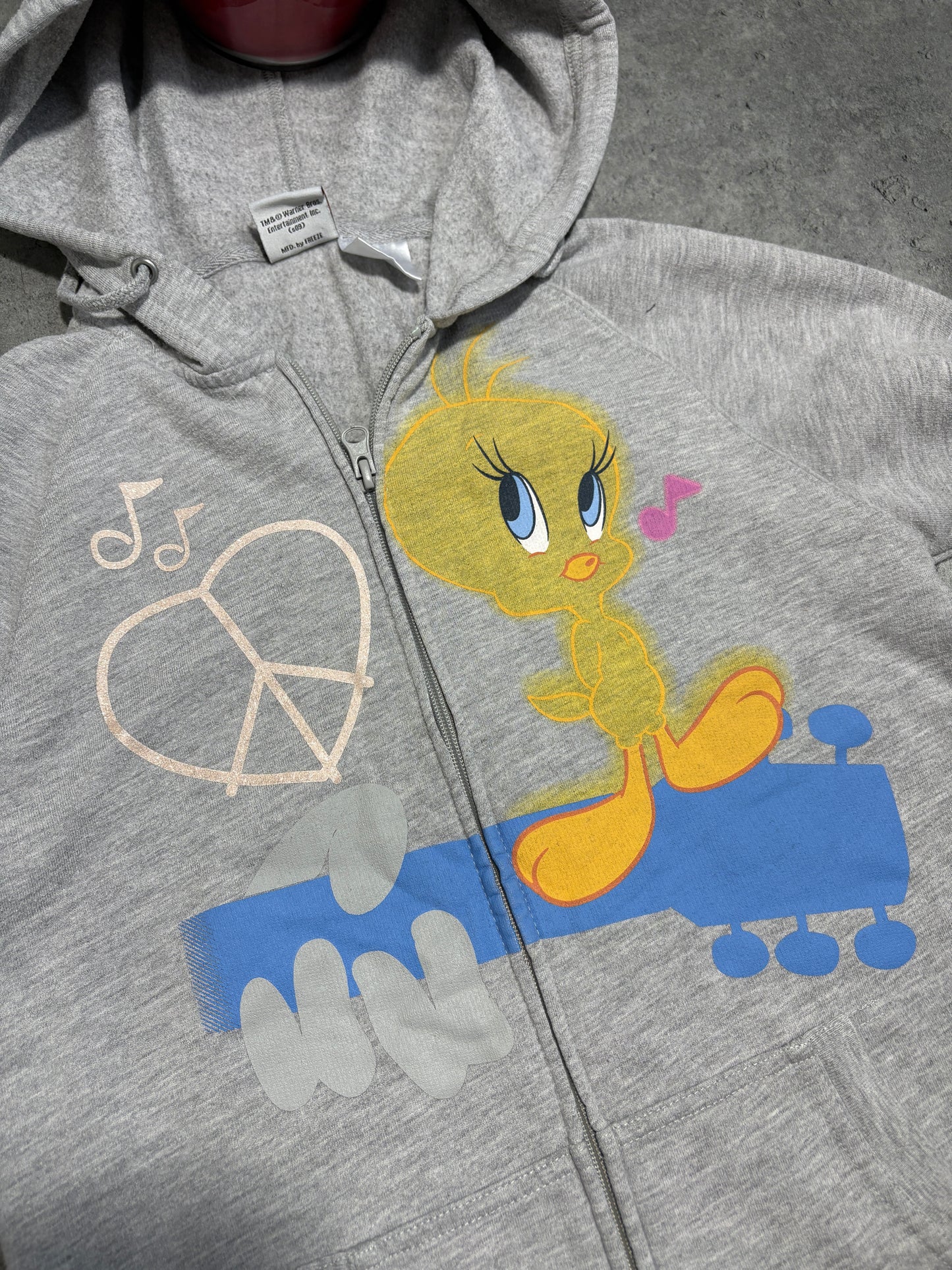 2000s Looney Tunes Zip Up Hoodie