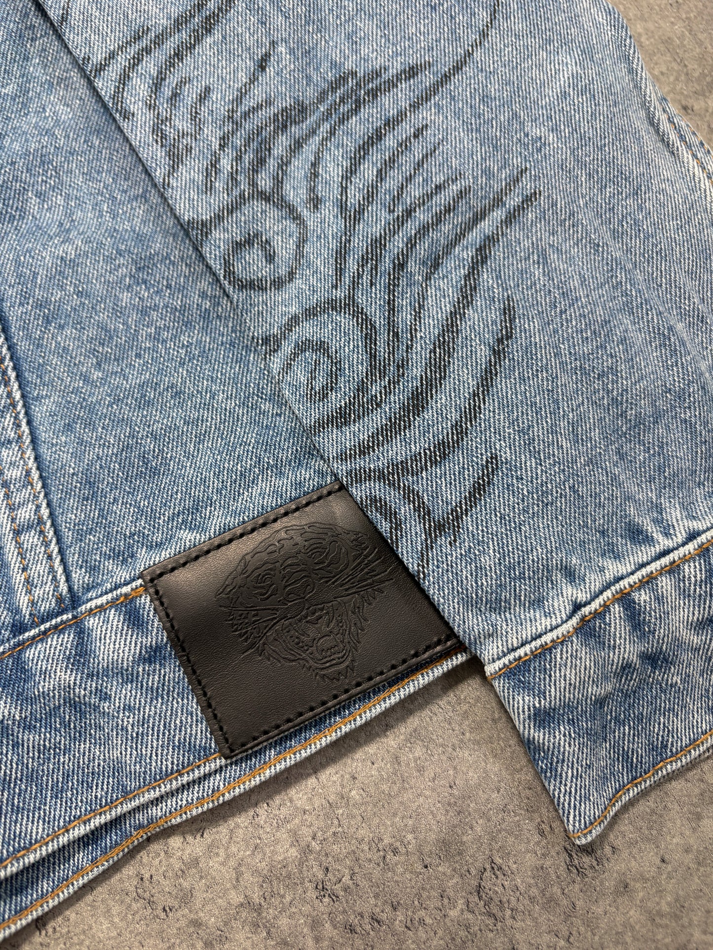 Ed Hardy Denim Jeans Jacket Kurtka Jeansowa