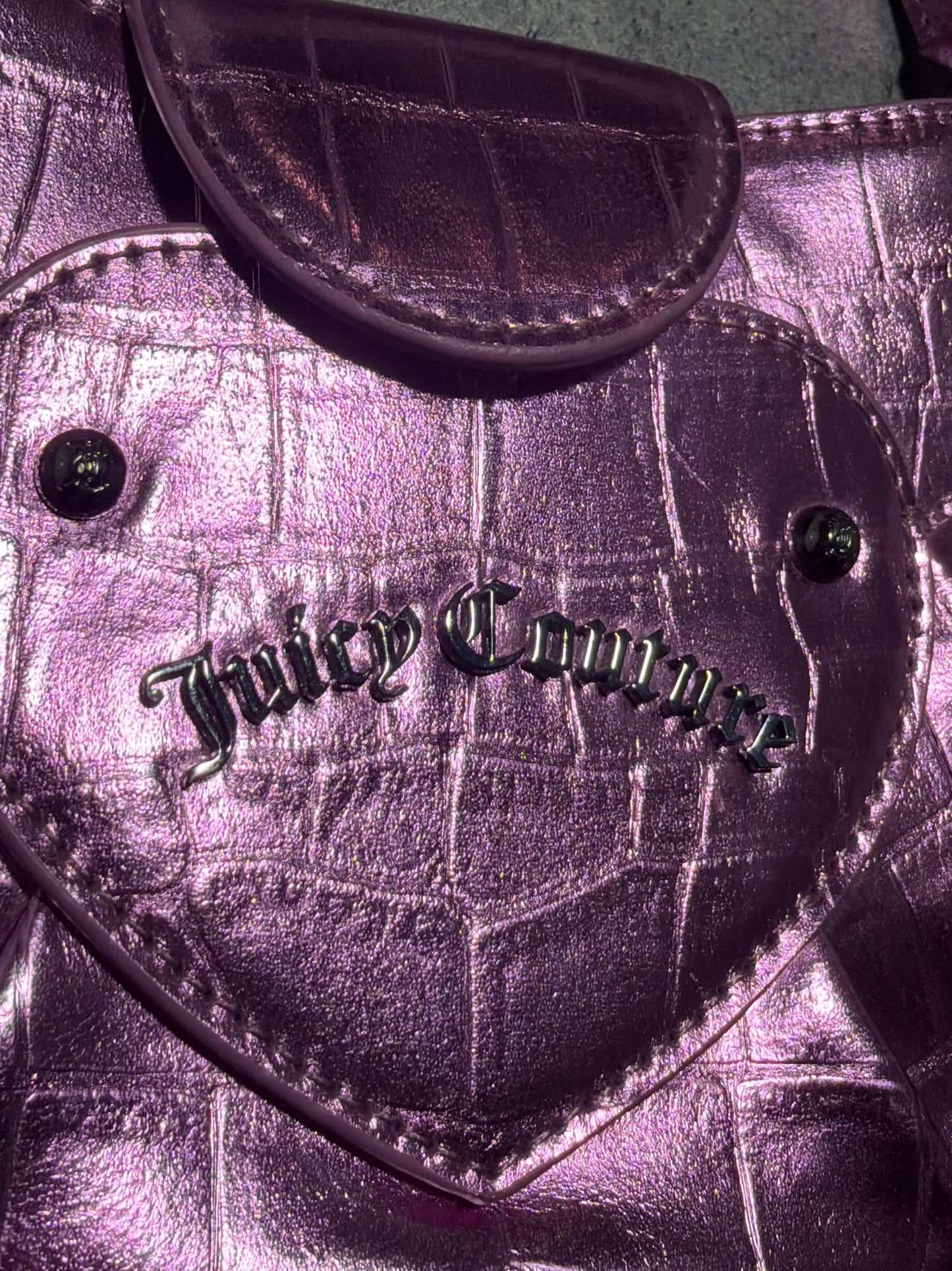 2000s Juicy Couture Pink Bag Mirror
