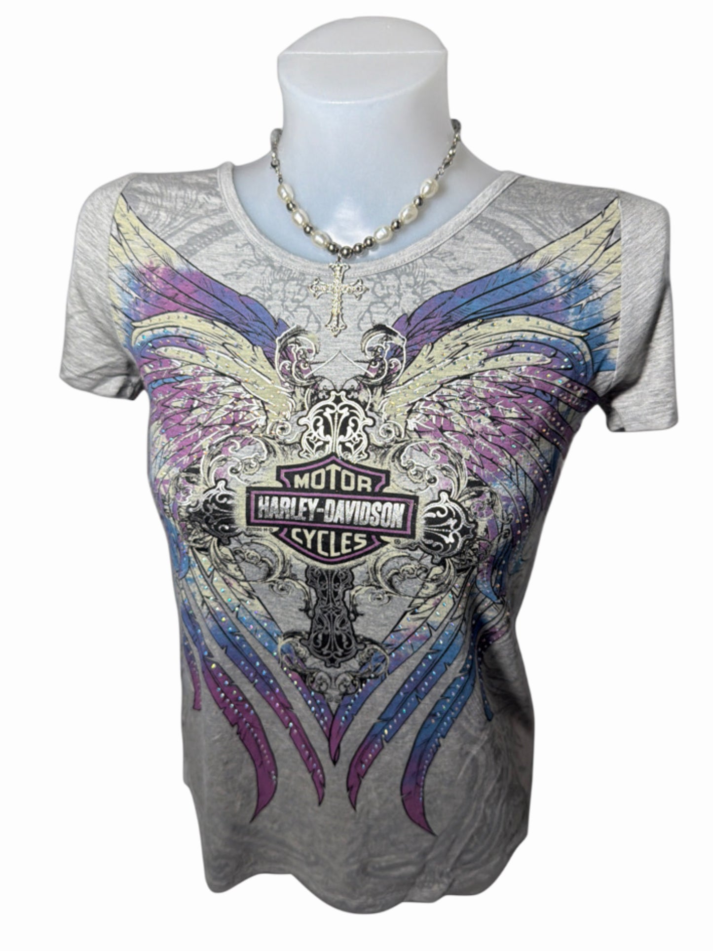 2000s Harley Davidson Wings T-shirt Swag