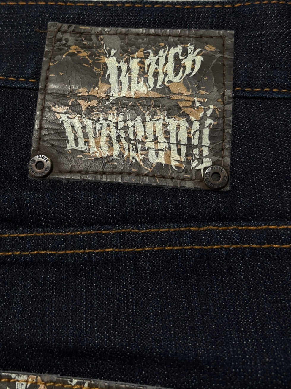 2000s Black Diamond Baggy Jeans