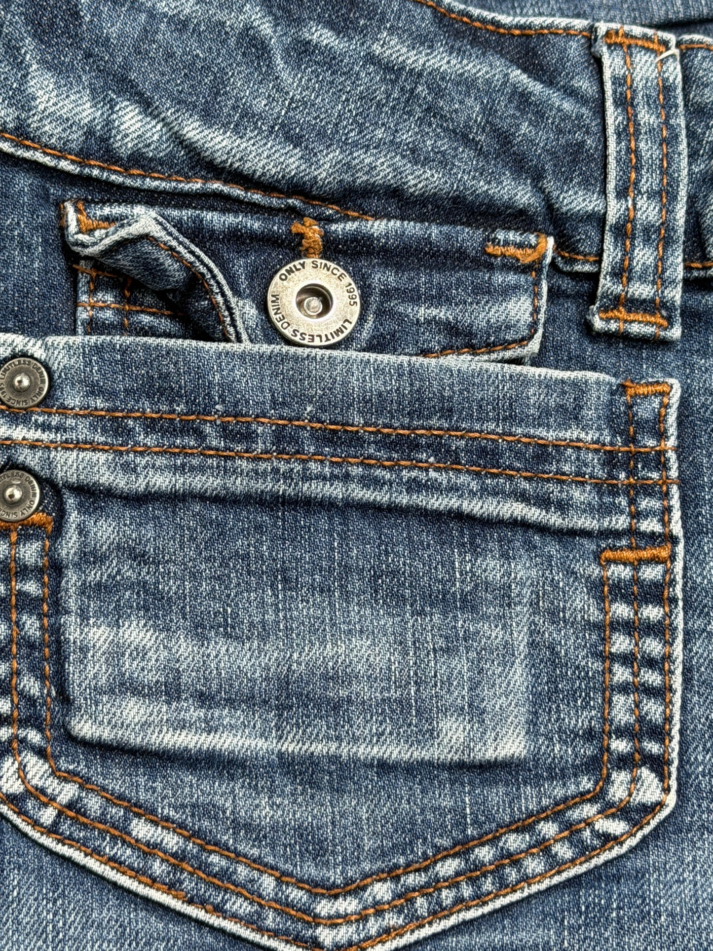 2000s Low Waist Washed Jeans