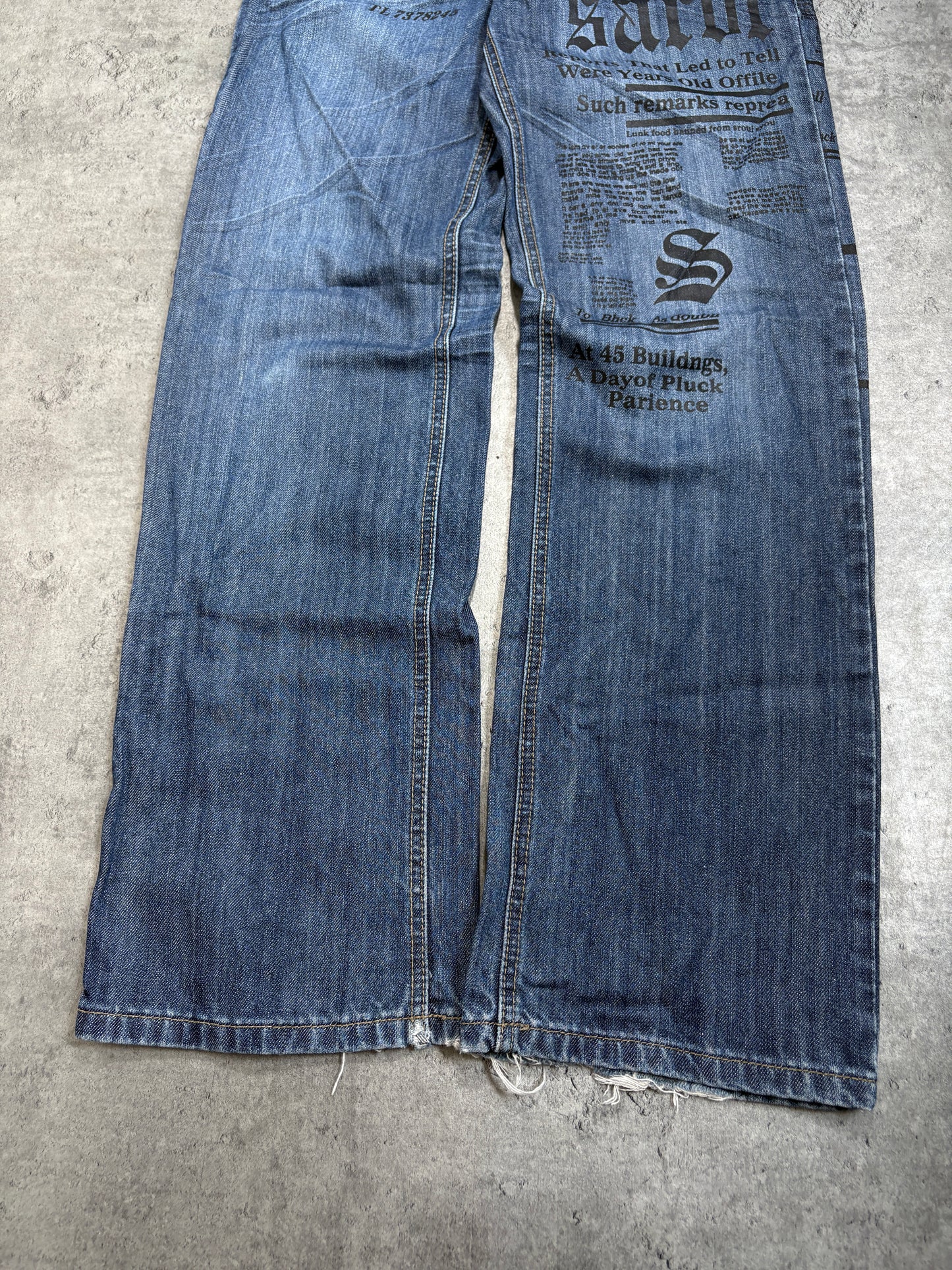 2000s Sarol Printed Jeans