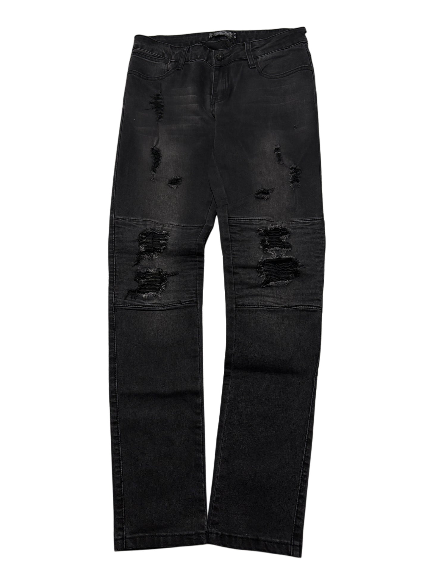 2000s Rock Rebel Distressed Jeans y2k goth alternative