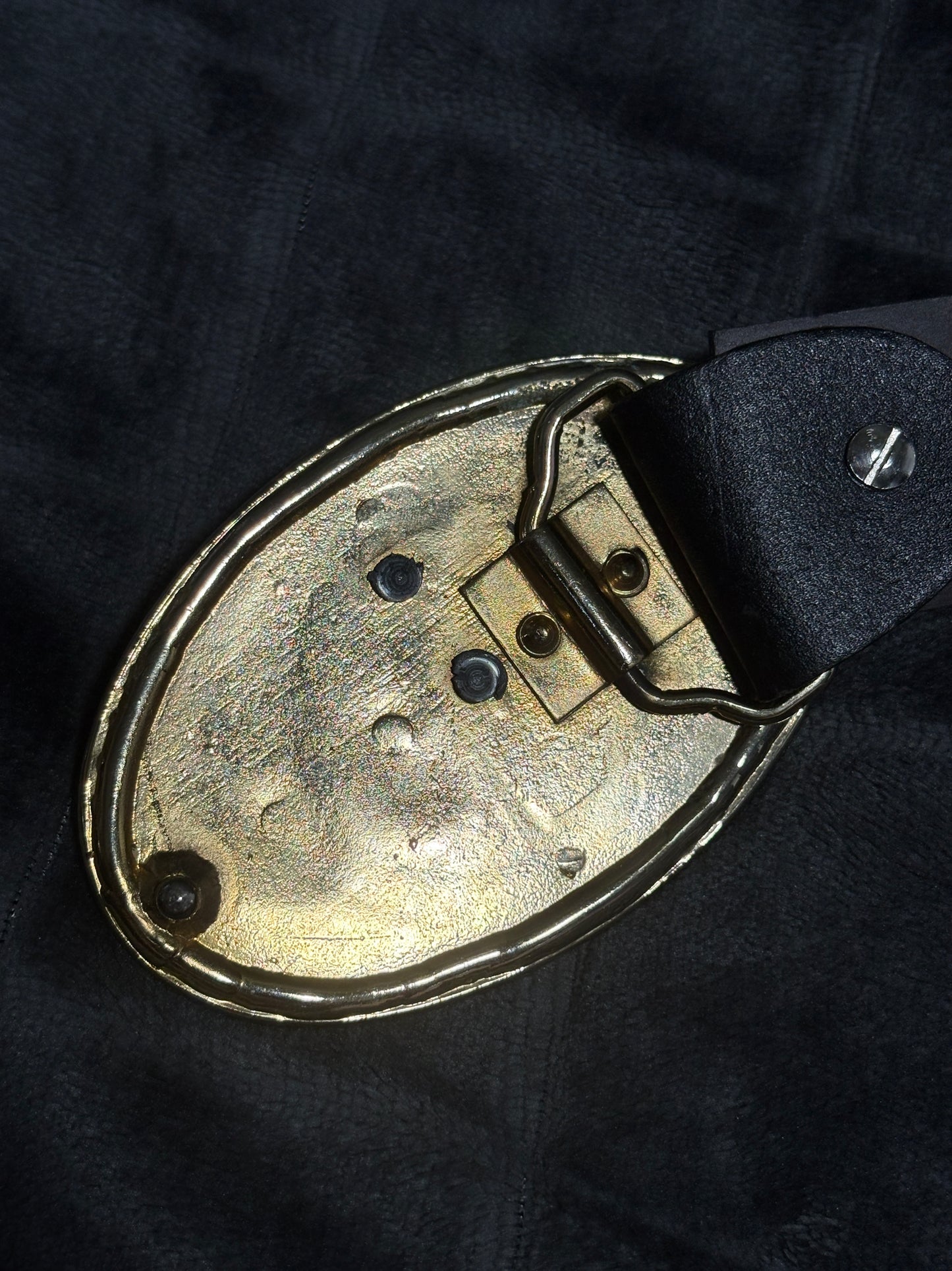 2000s Playboy Gold Belt Pasek bling