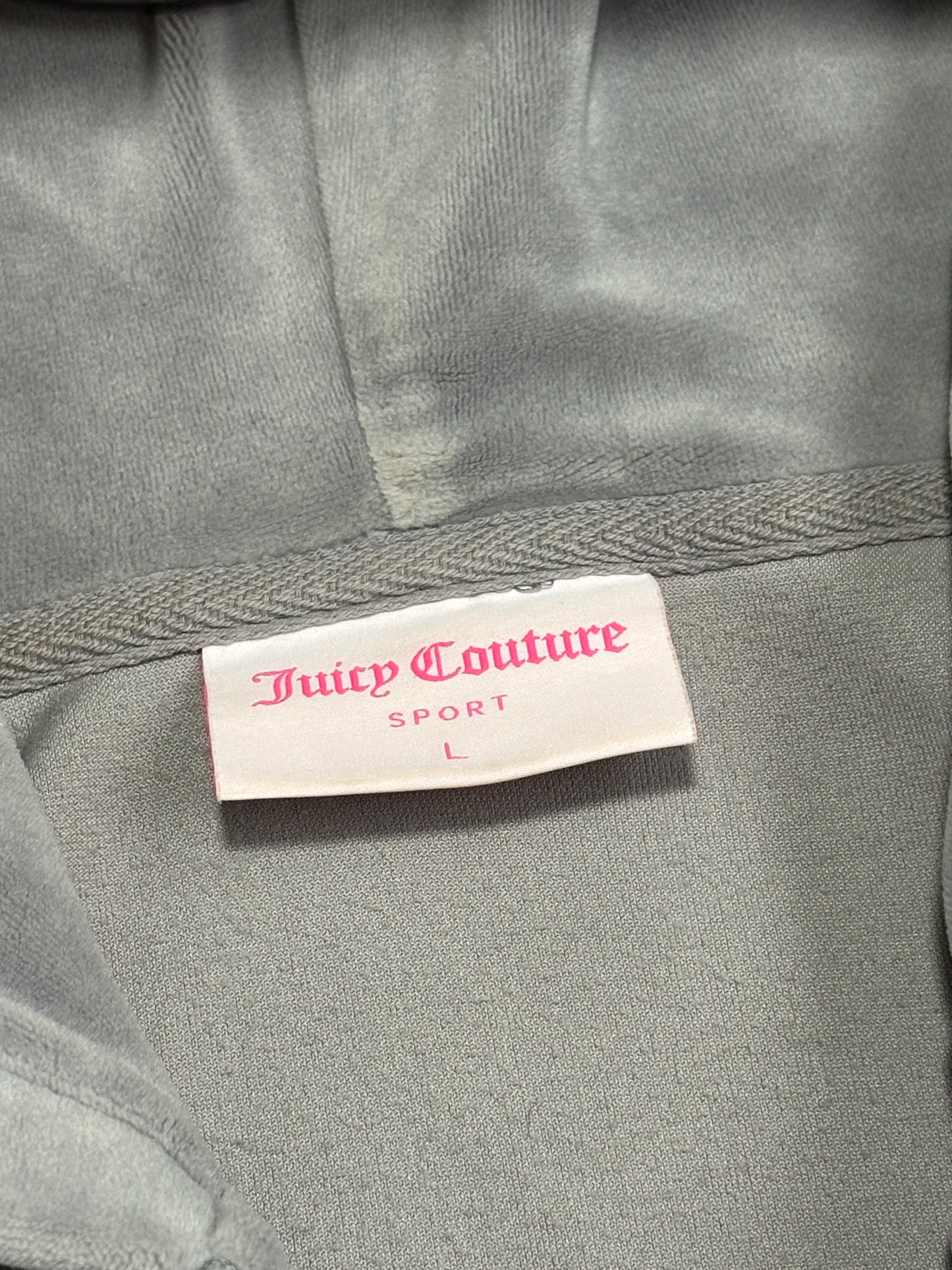 Juicy Couture welur set hoodie + pants grey