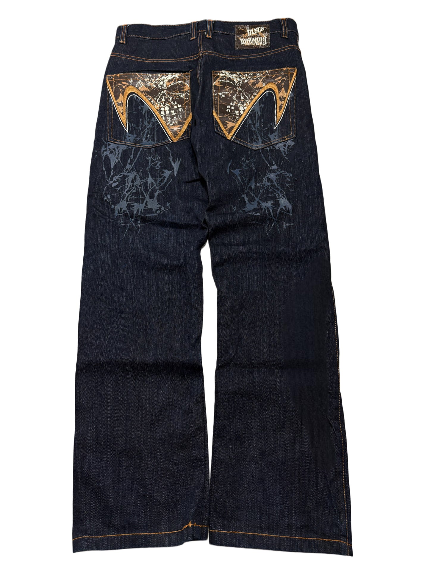 2000s Black Diamond Baggy Jeans