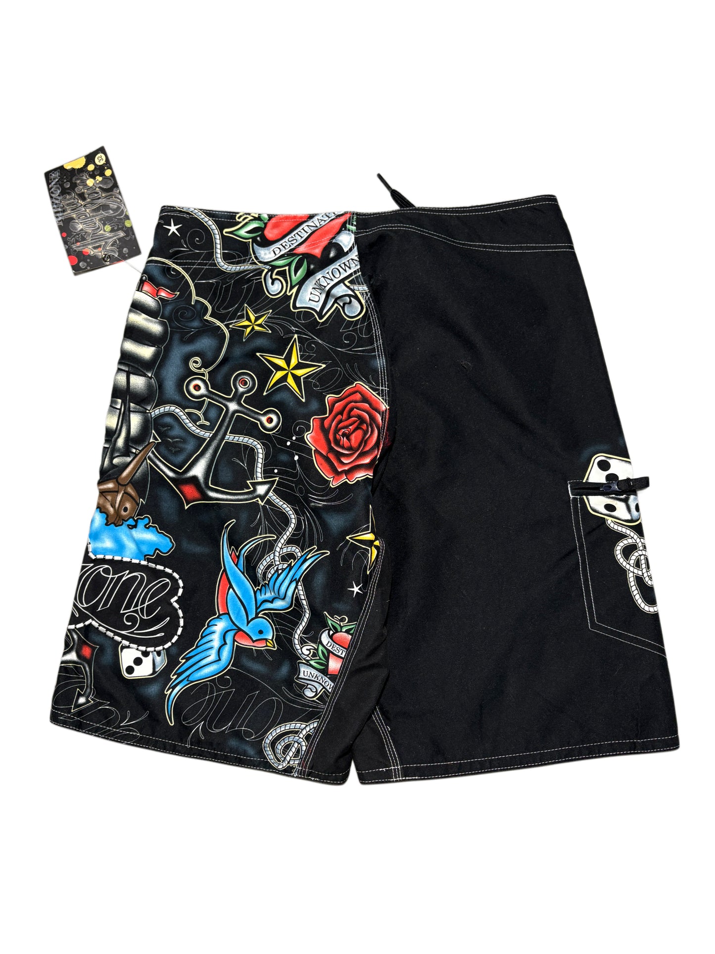 2000s Printed swim shorts *brand new*