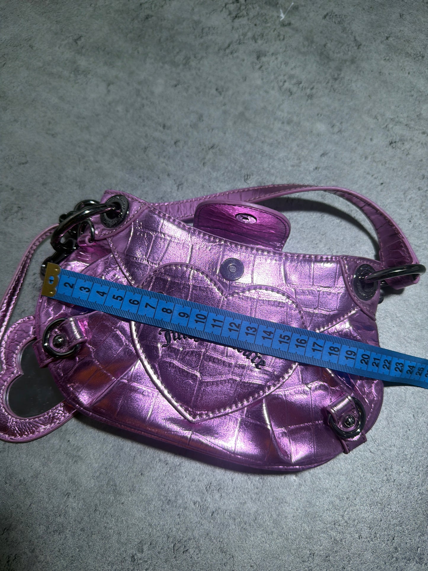 2000s Juicy Couture Pink Bag Mirror