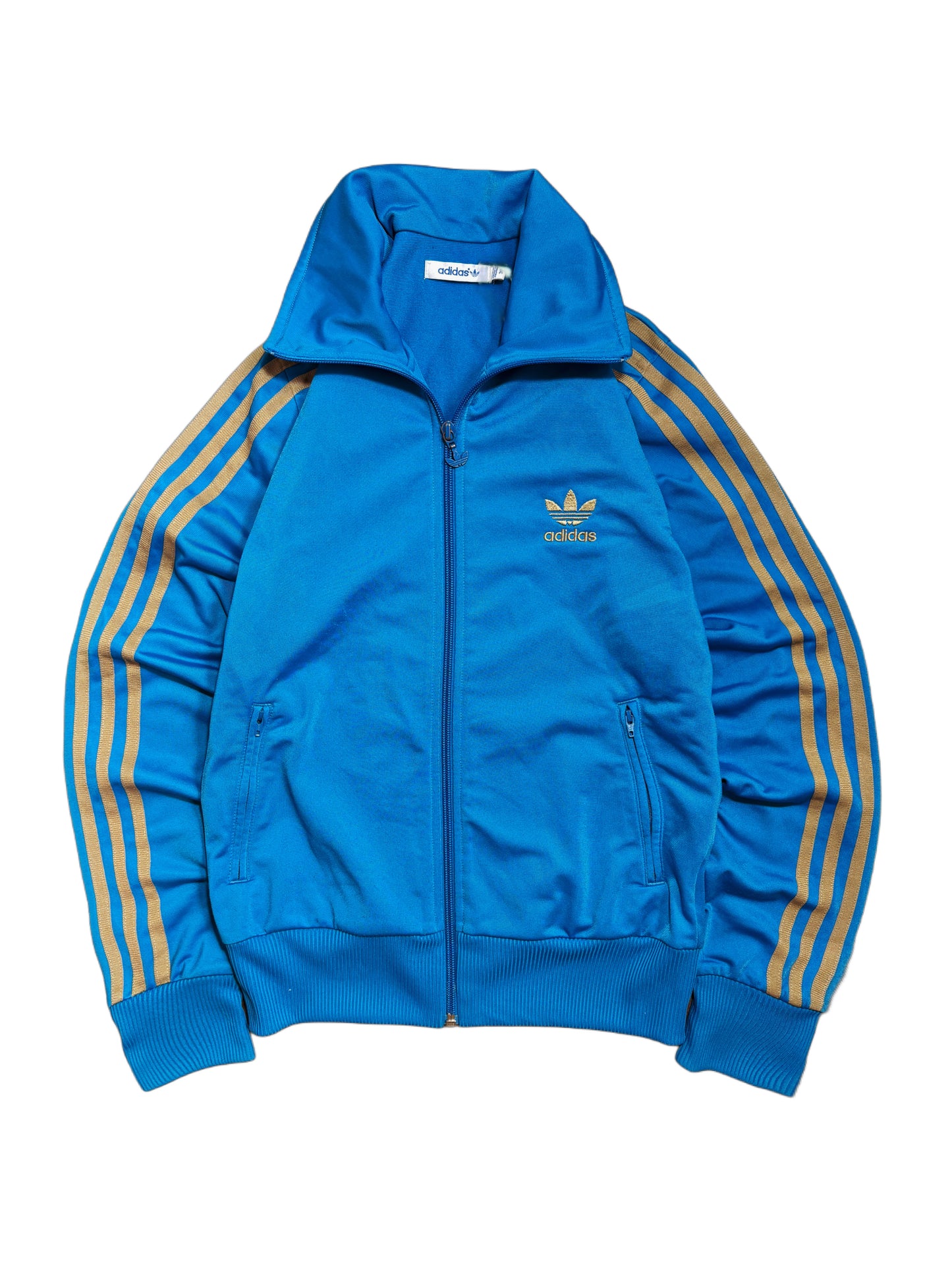 2000s Adidas zip up tracksuit blue