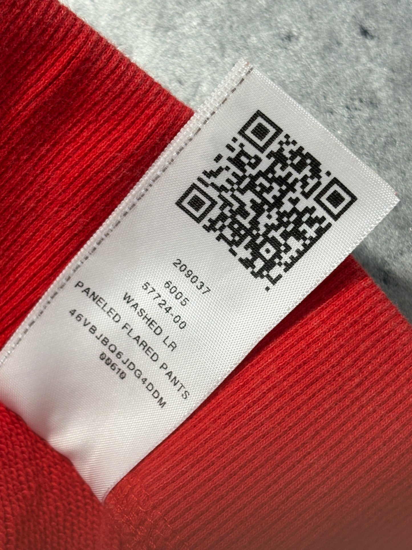 True Religion red washed flare pants