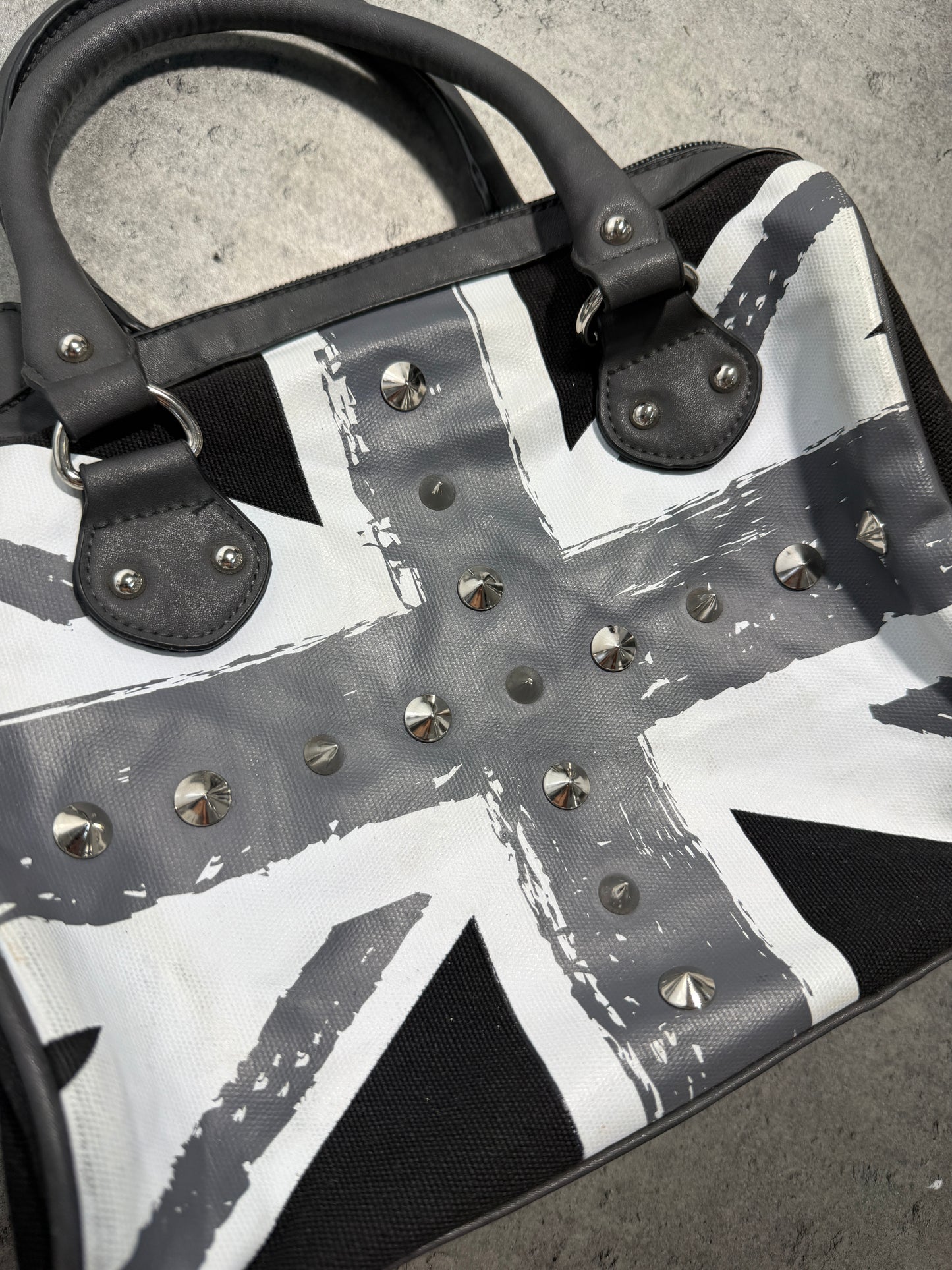 2000s UK Flag Grey Bag