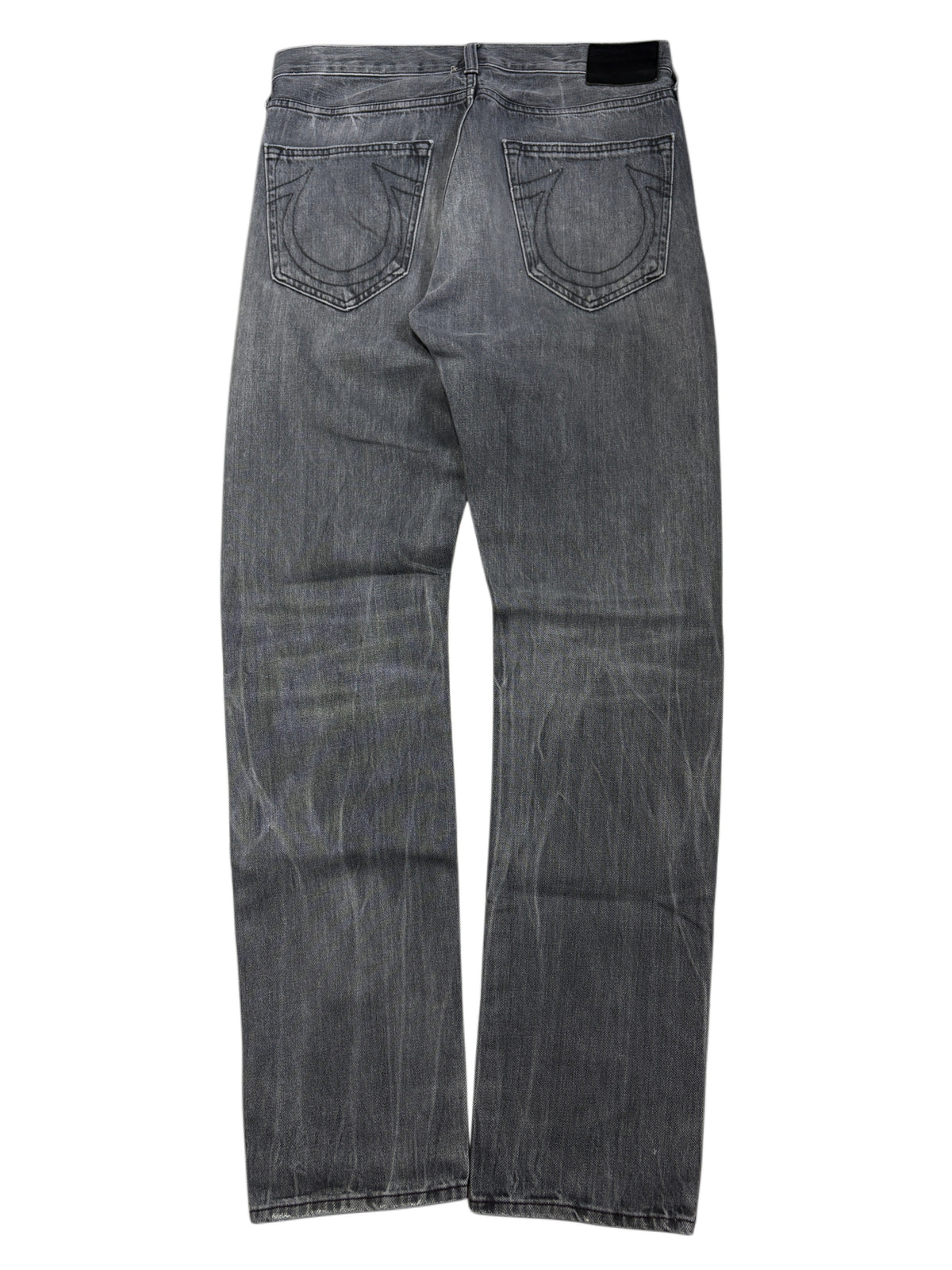 2000s True Religion Light Grey Jeans