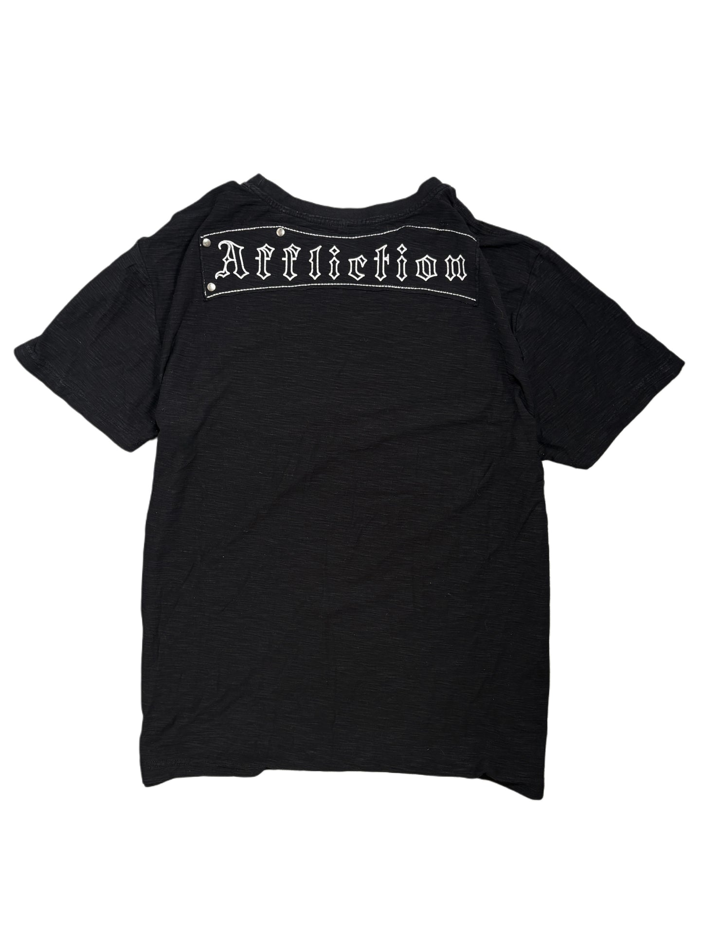 2000s Affliction Skull black t-shirt