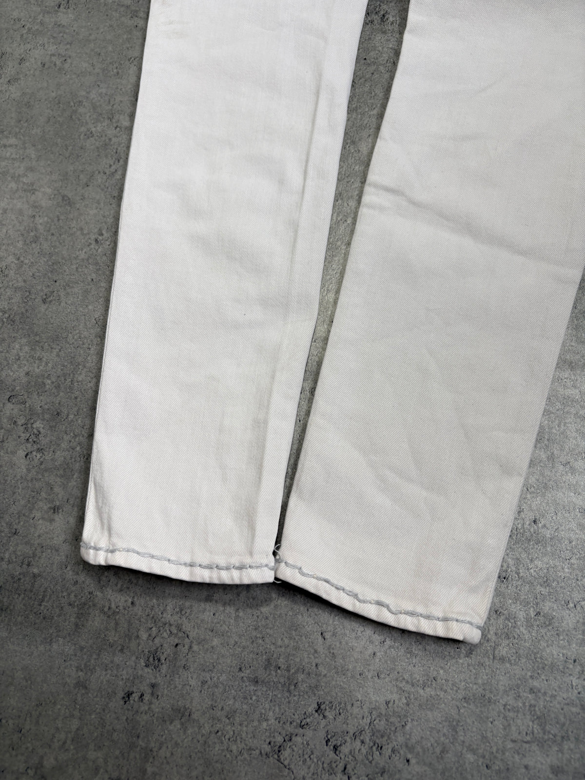 2000s True Religion White Jeans