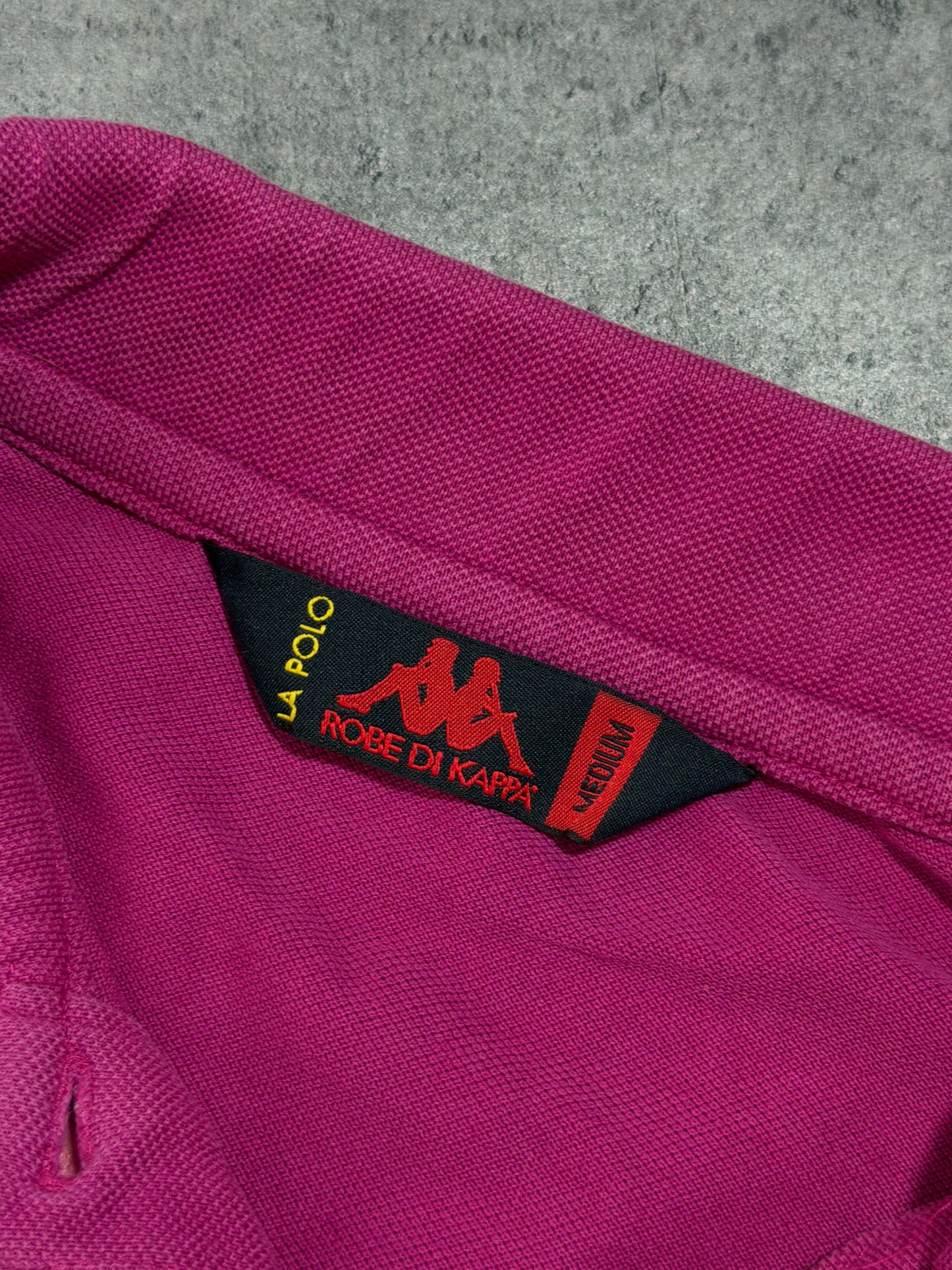 2000s Kappa Italy tee polo pink