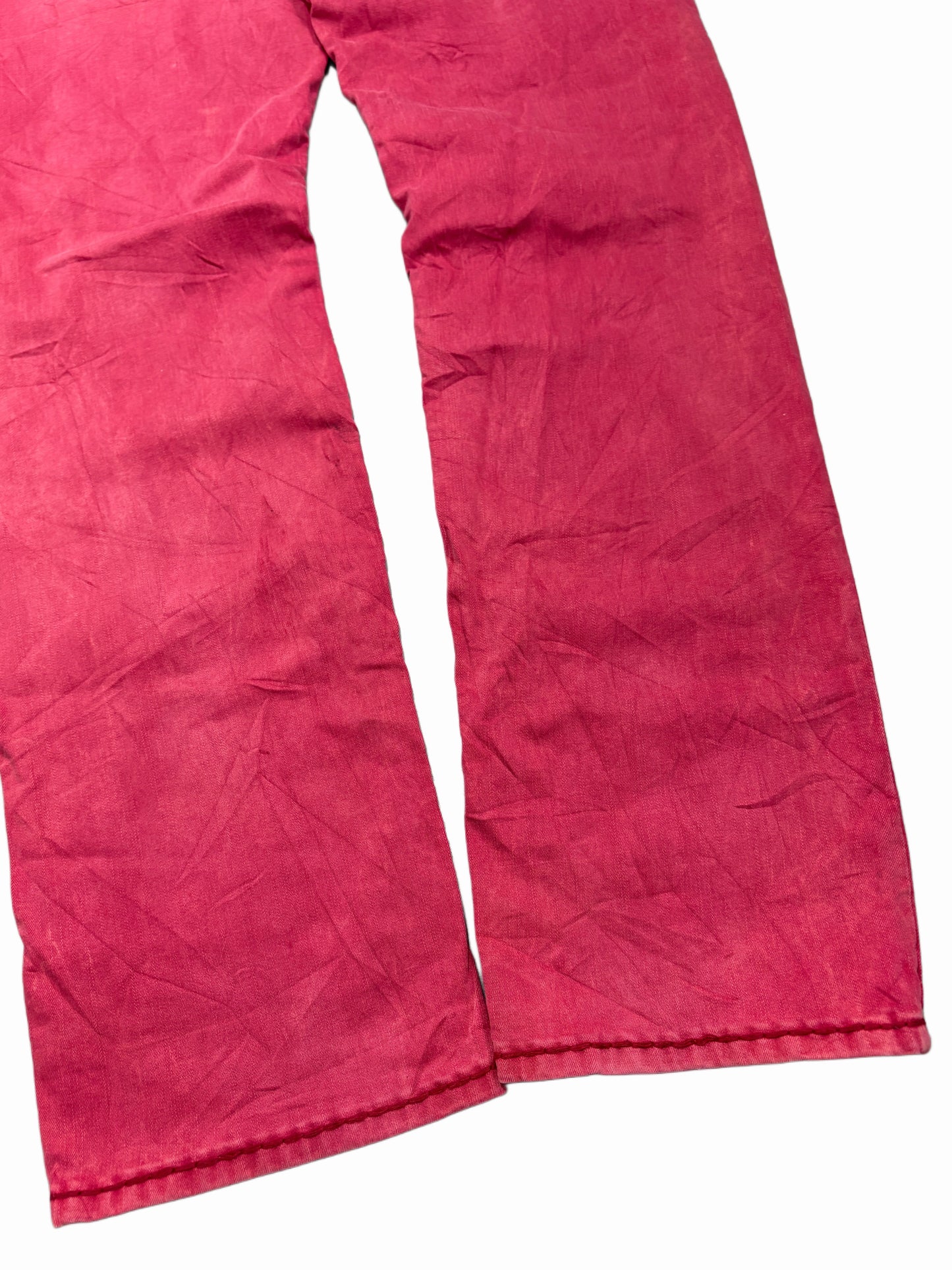 2000s True Religion red jeans