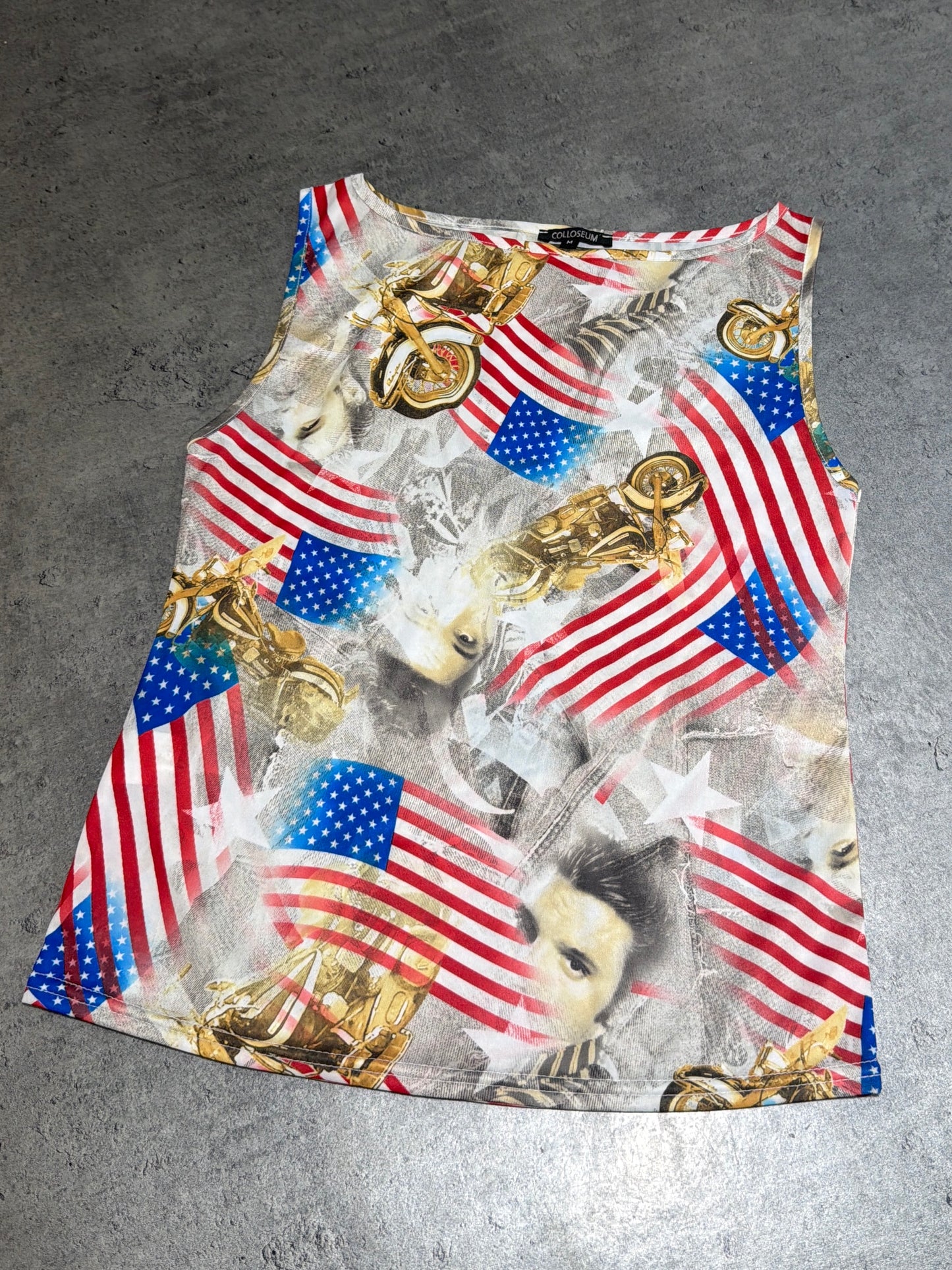2000s USA flag archive top