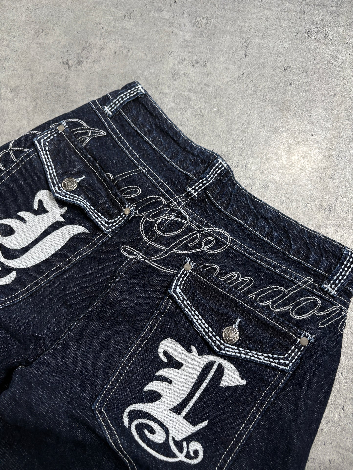 Jaded London Baggy PrintedJeans Swag Y2K