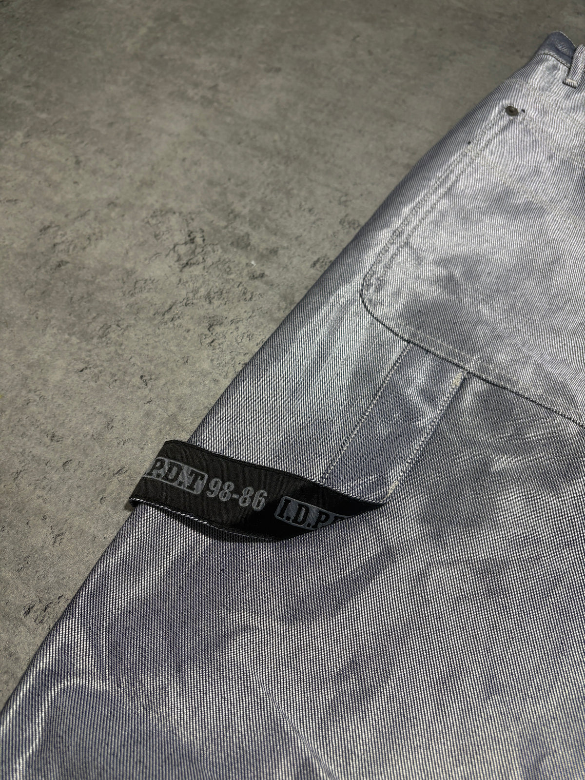 2000s Silver Carpenter Jeans