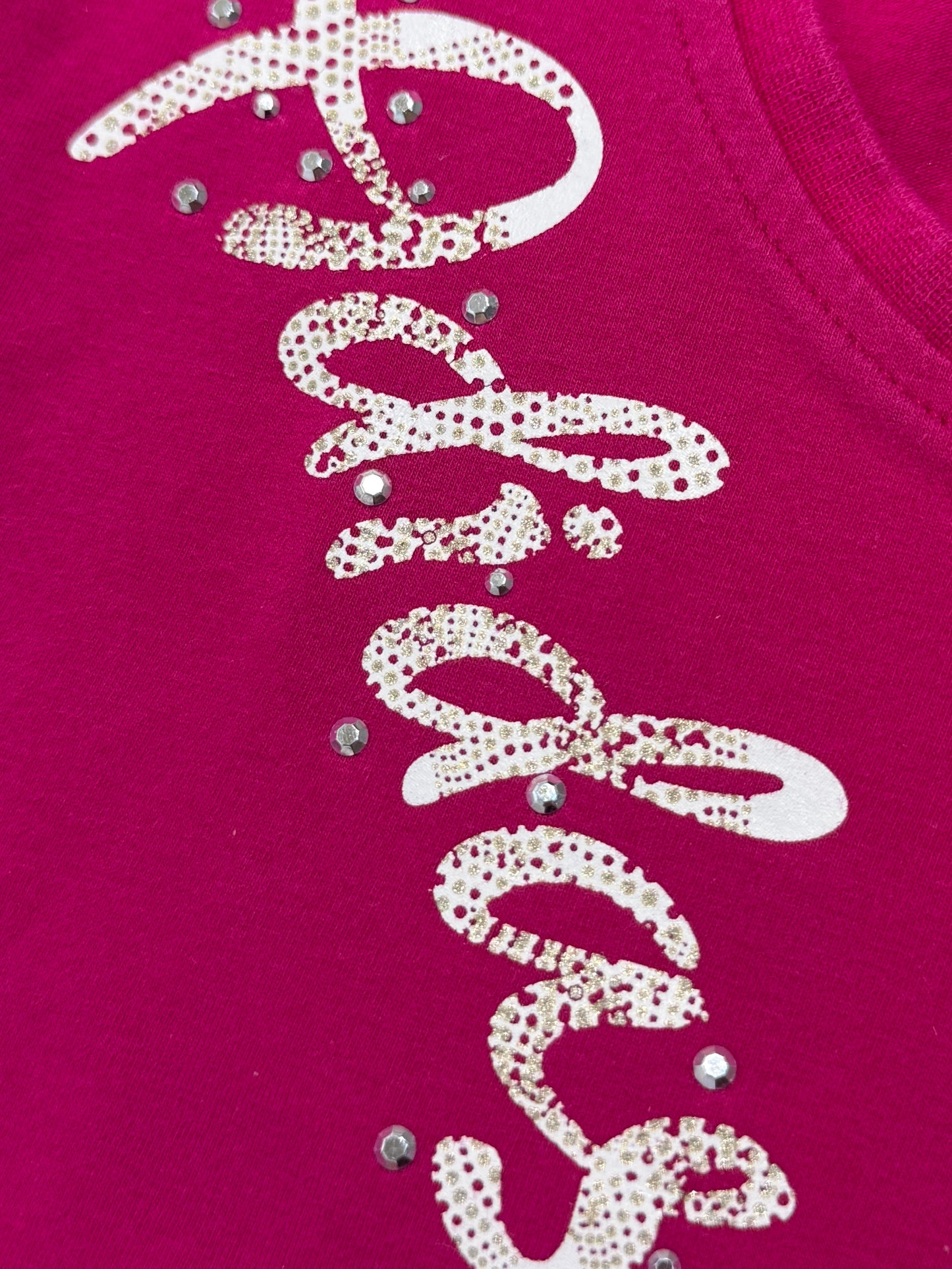2000s Adidas baby tee pink t-shirt