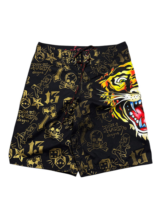 2000s EdHardy swim shorts