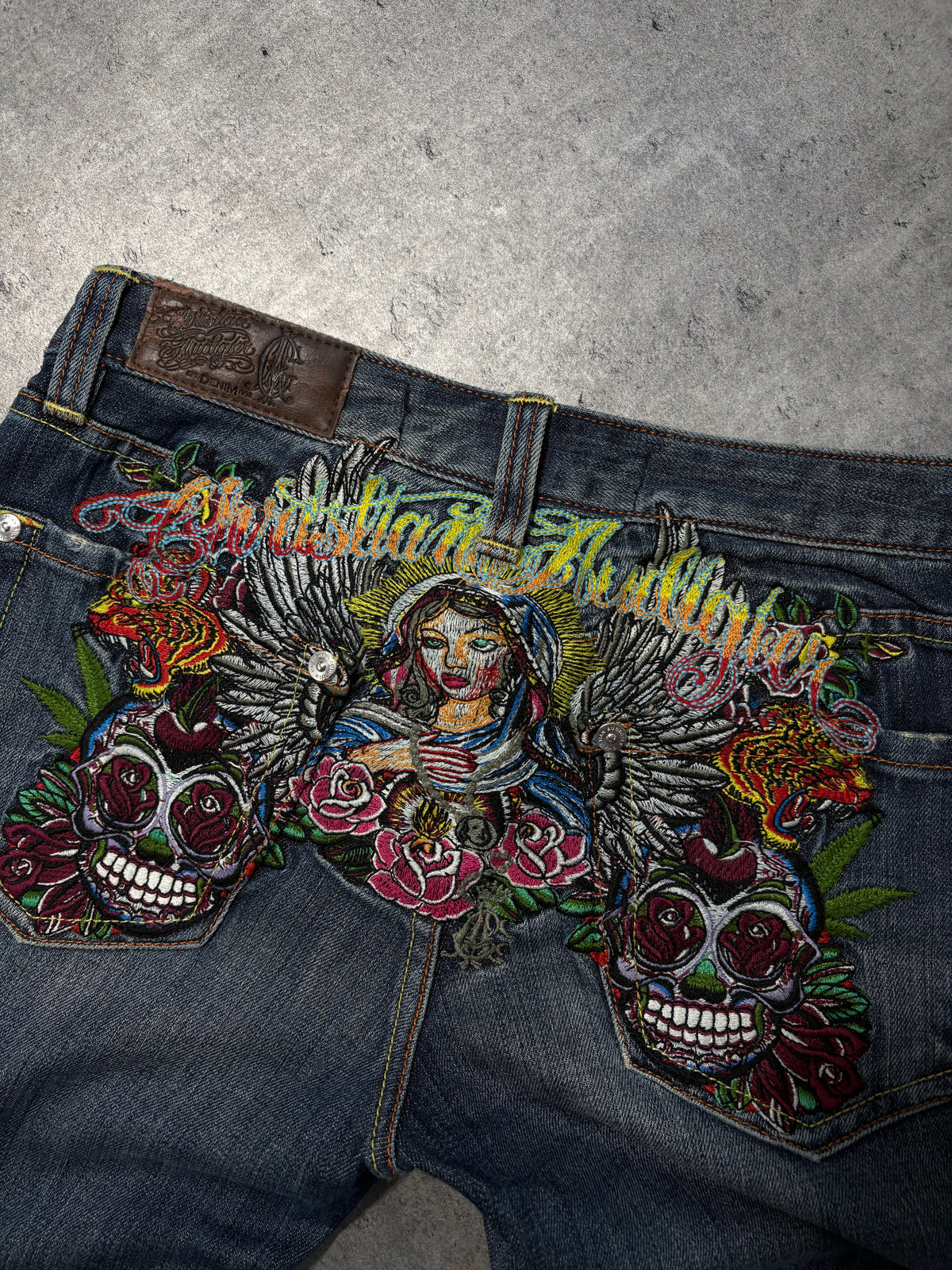 *RARE* Christian Audigier Jeans Y2K 2000s