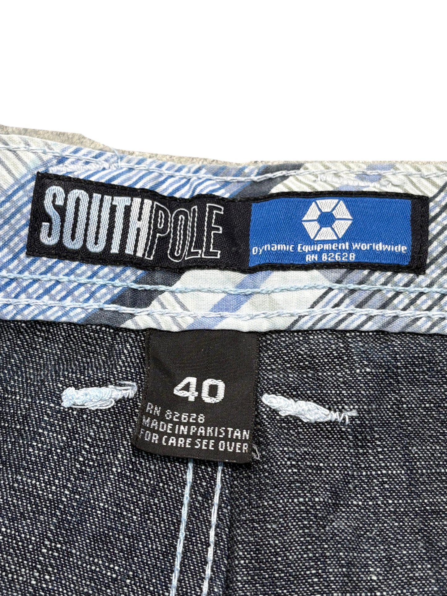 2000s *RARE* SOUTHPOLE BLUE TAB BAGGY JEANS