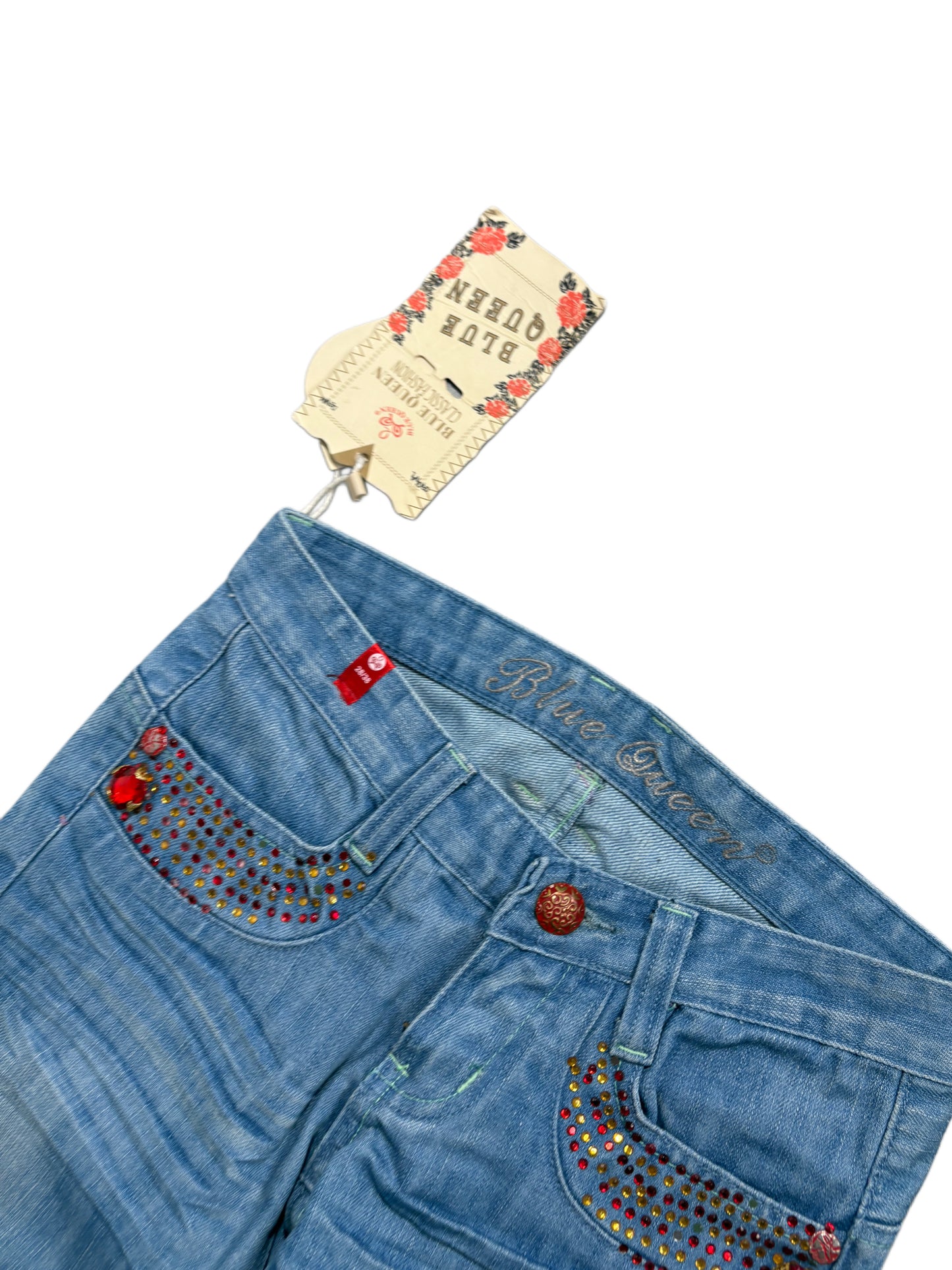 2000s Blue queen washed deadstock jeans