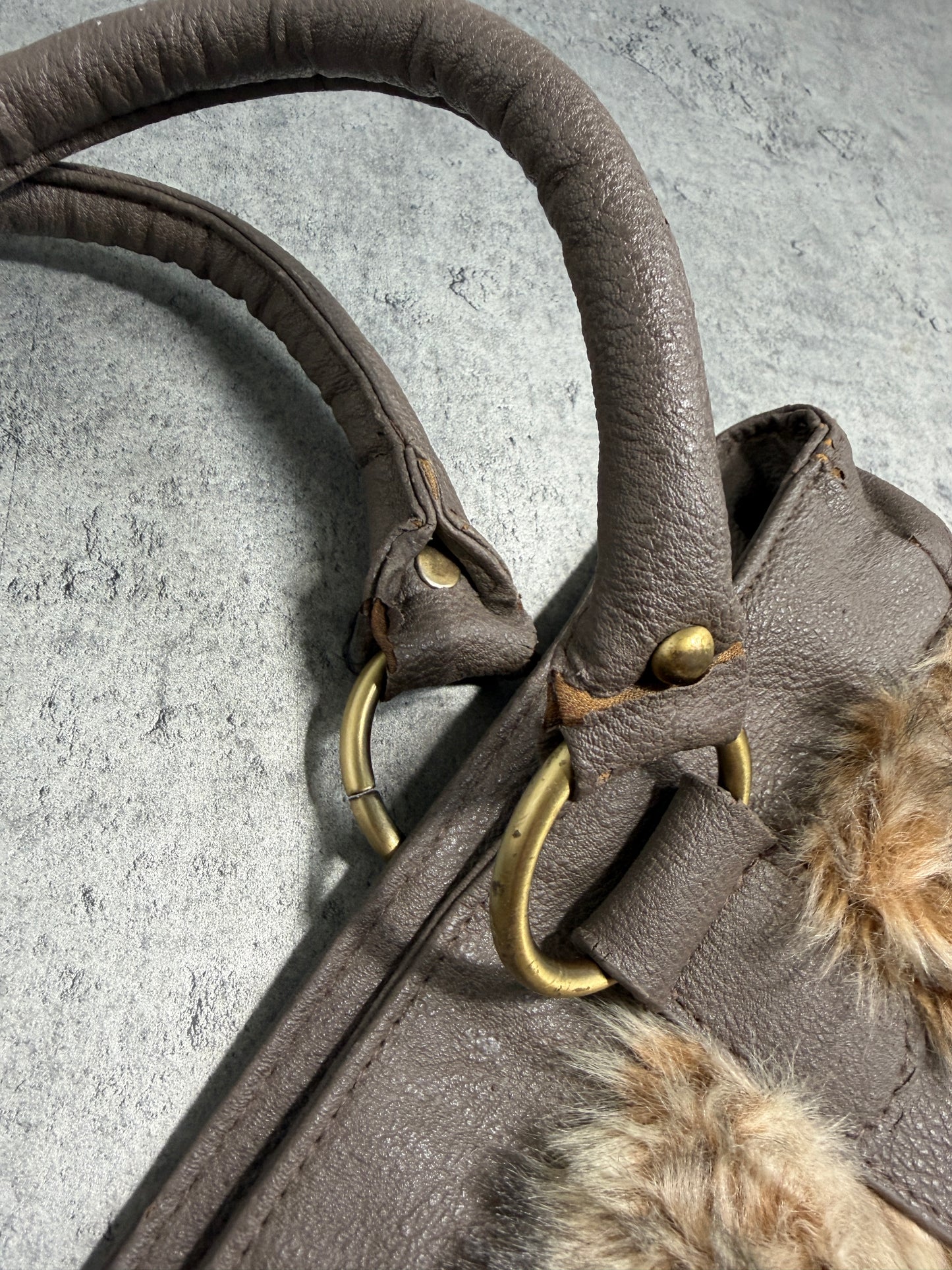 2000s Fur Y2K Bag