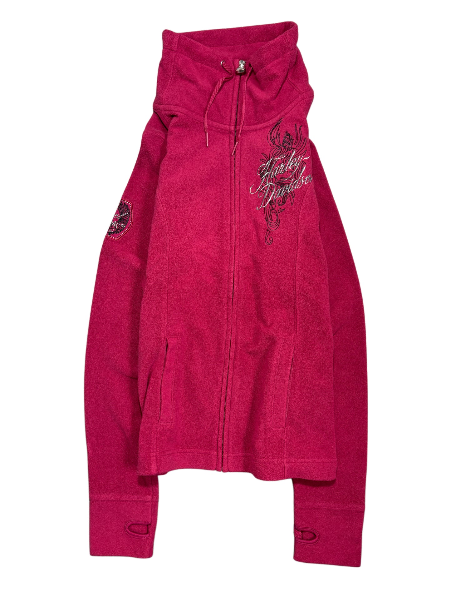 2000s Harley Davidson polar zip up