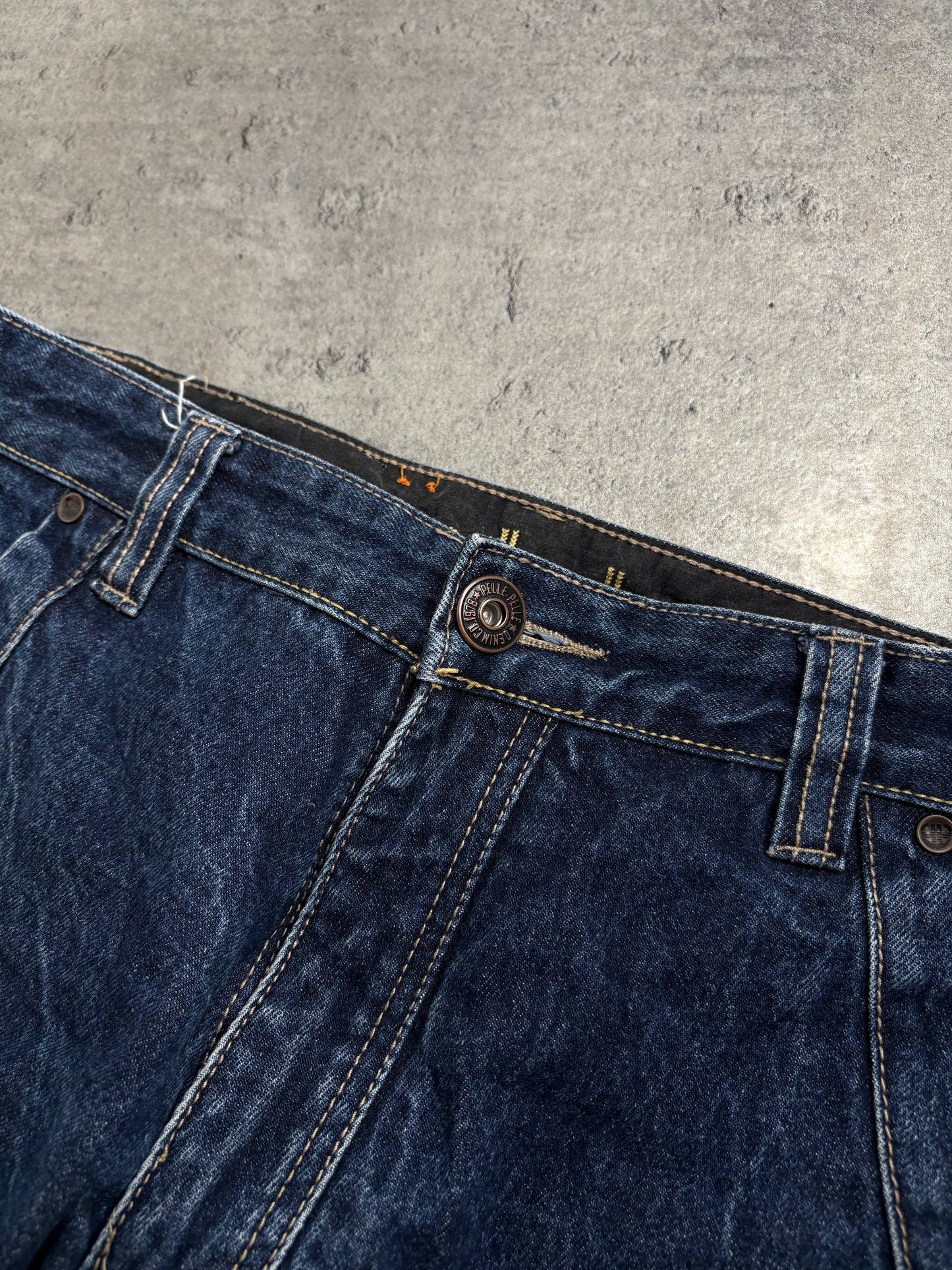 Pelle Pelle Baggy Printed Jeans Swag