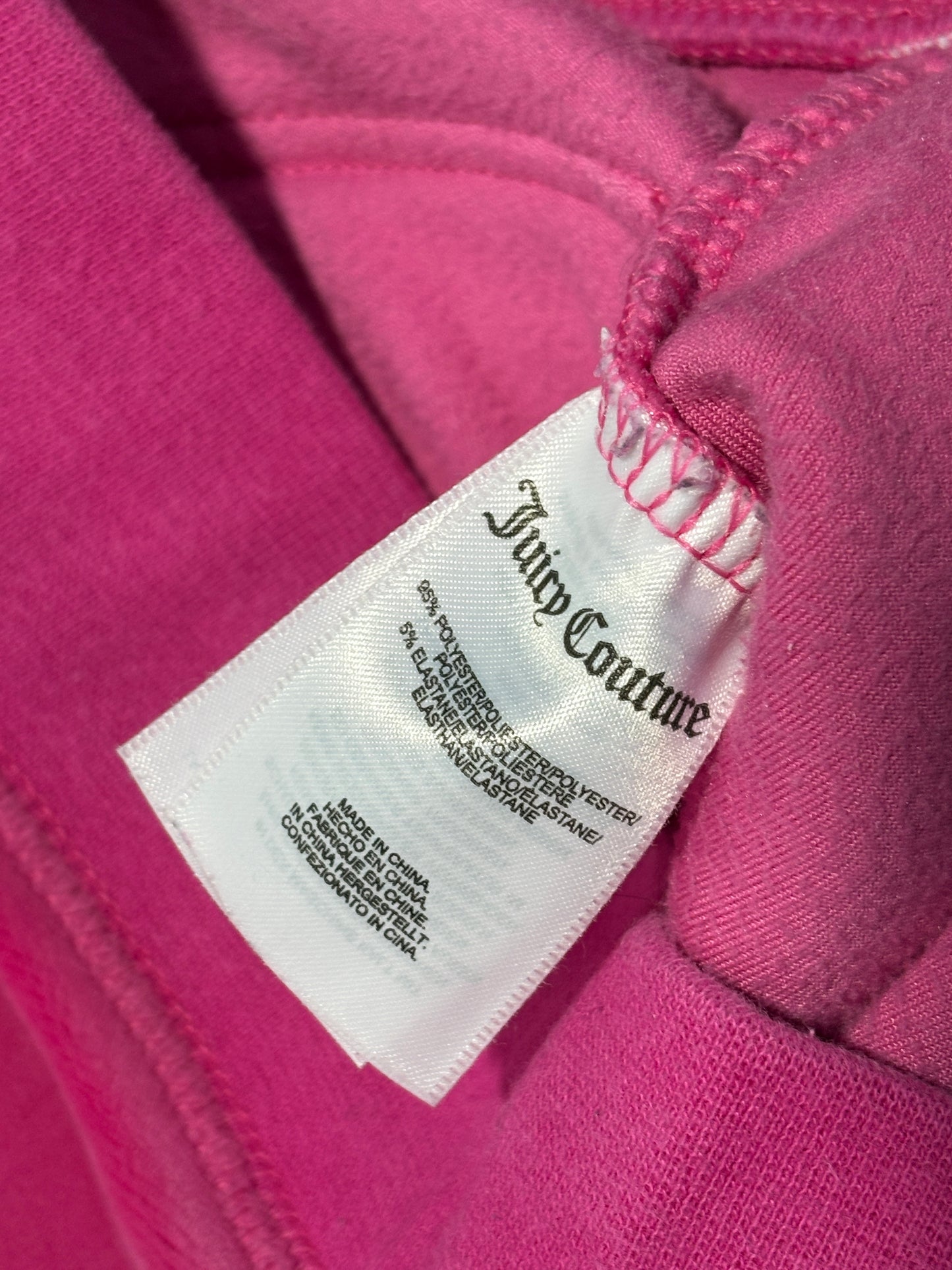 Juicy Couture welur pink pants