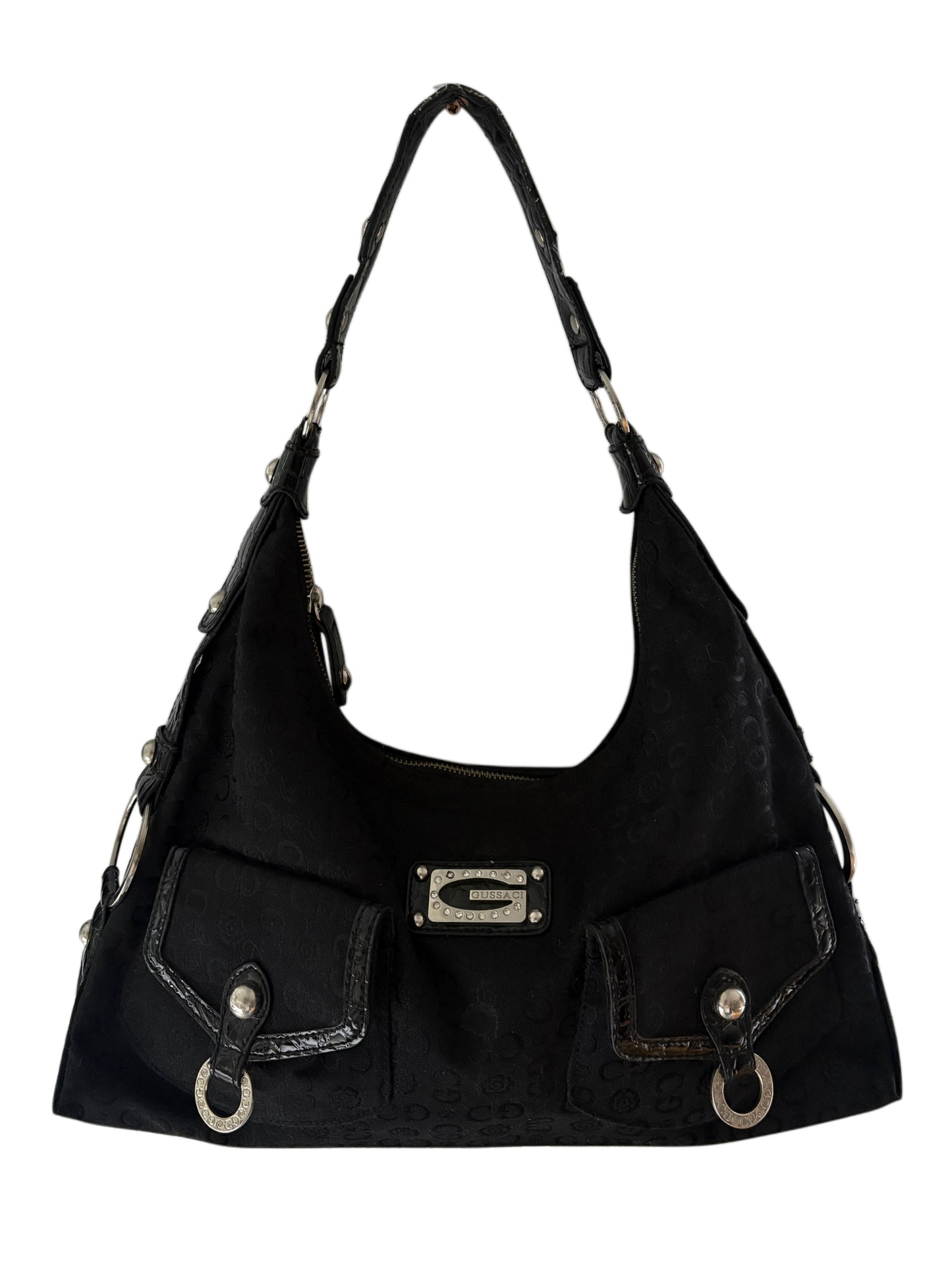 2000s Gussaci Black Bag