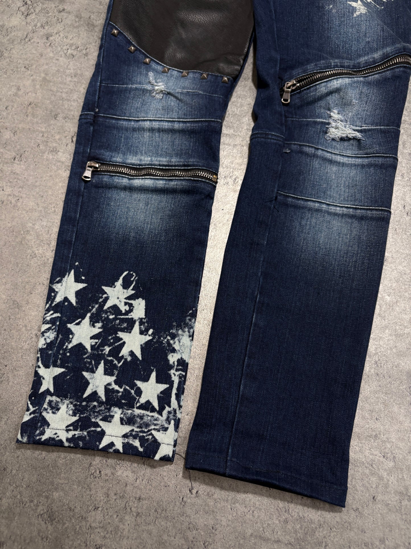 2000s Rock Rebel USA Flag Skinny Jeans archive