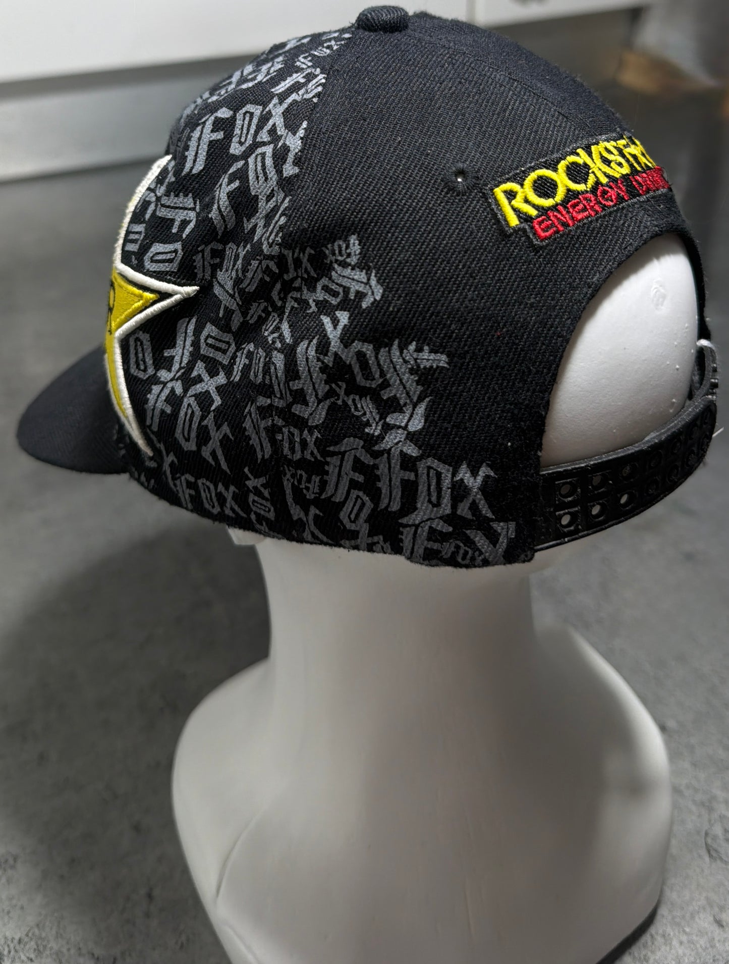 2000s Fox Racing x Rockstar Energy full Cap