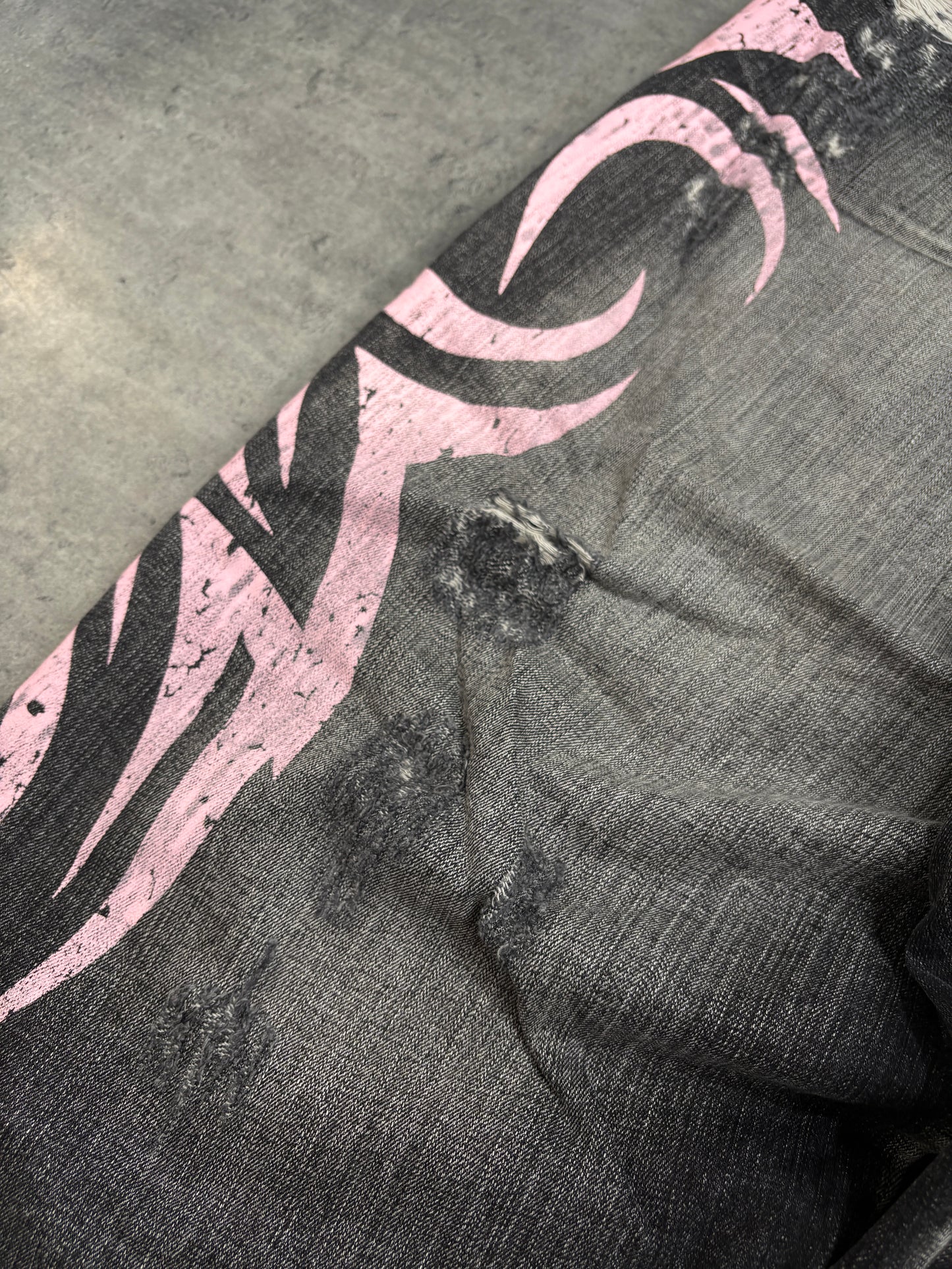 Jaded London Baggy Tribal Jeans