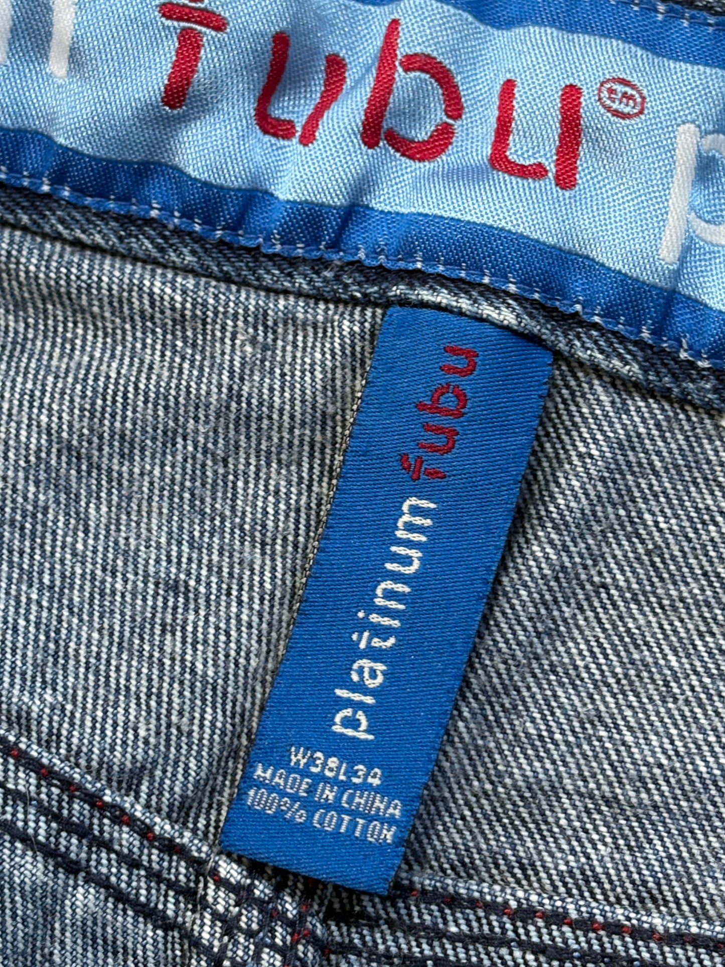 2000s *RARE* FUBU PLATINIUM FAT ALBERT BAGGY JEANS