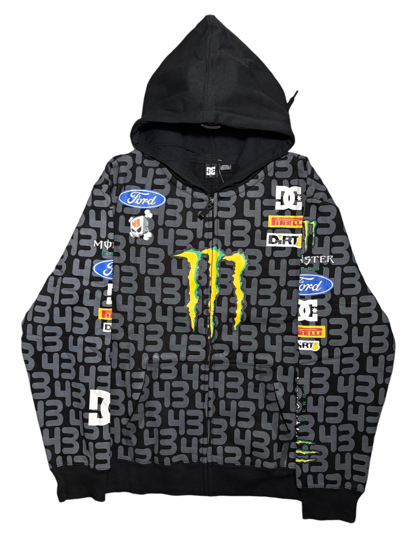 2000s DC Shoes x Monster Ken Block Hoodie Rare