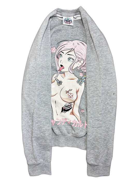 2000s Candy Cult Anime +18 Crewneck