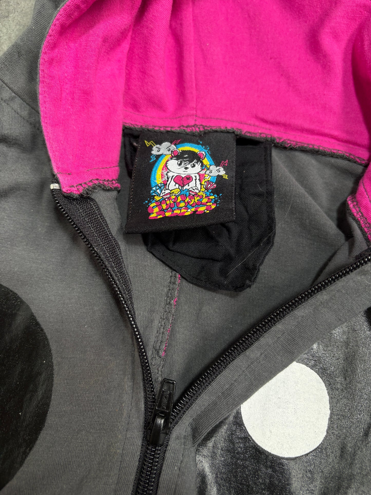 2000s Cupcake Cult Scene zip up hoodie