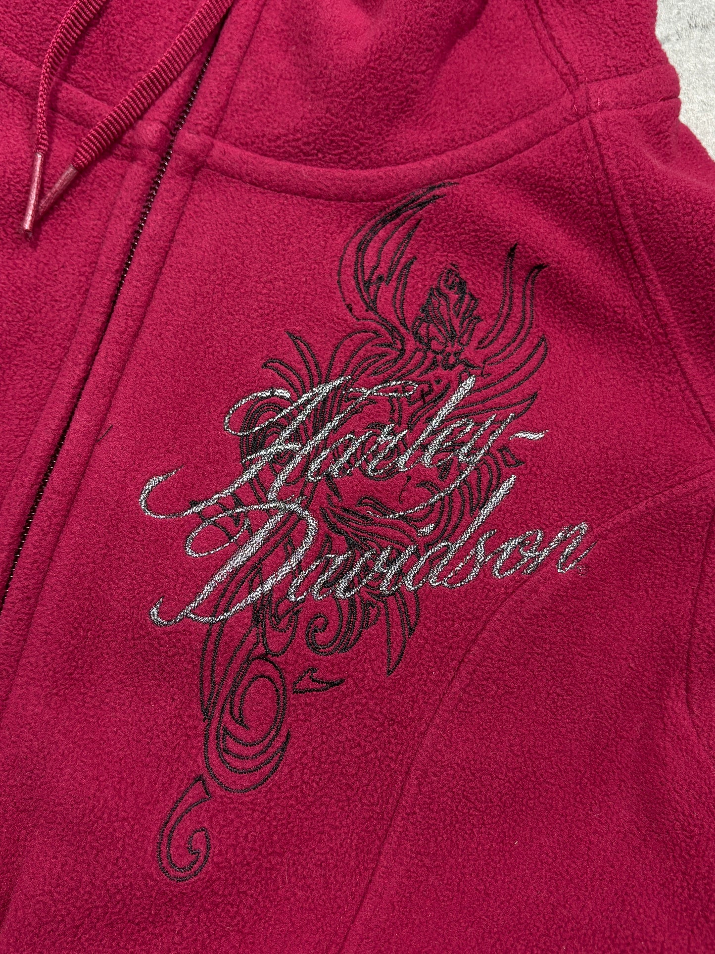 2000s Harley Davidson polar zip up