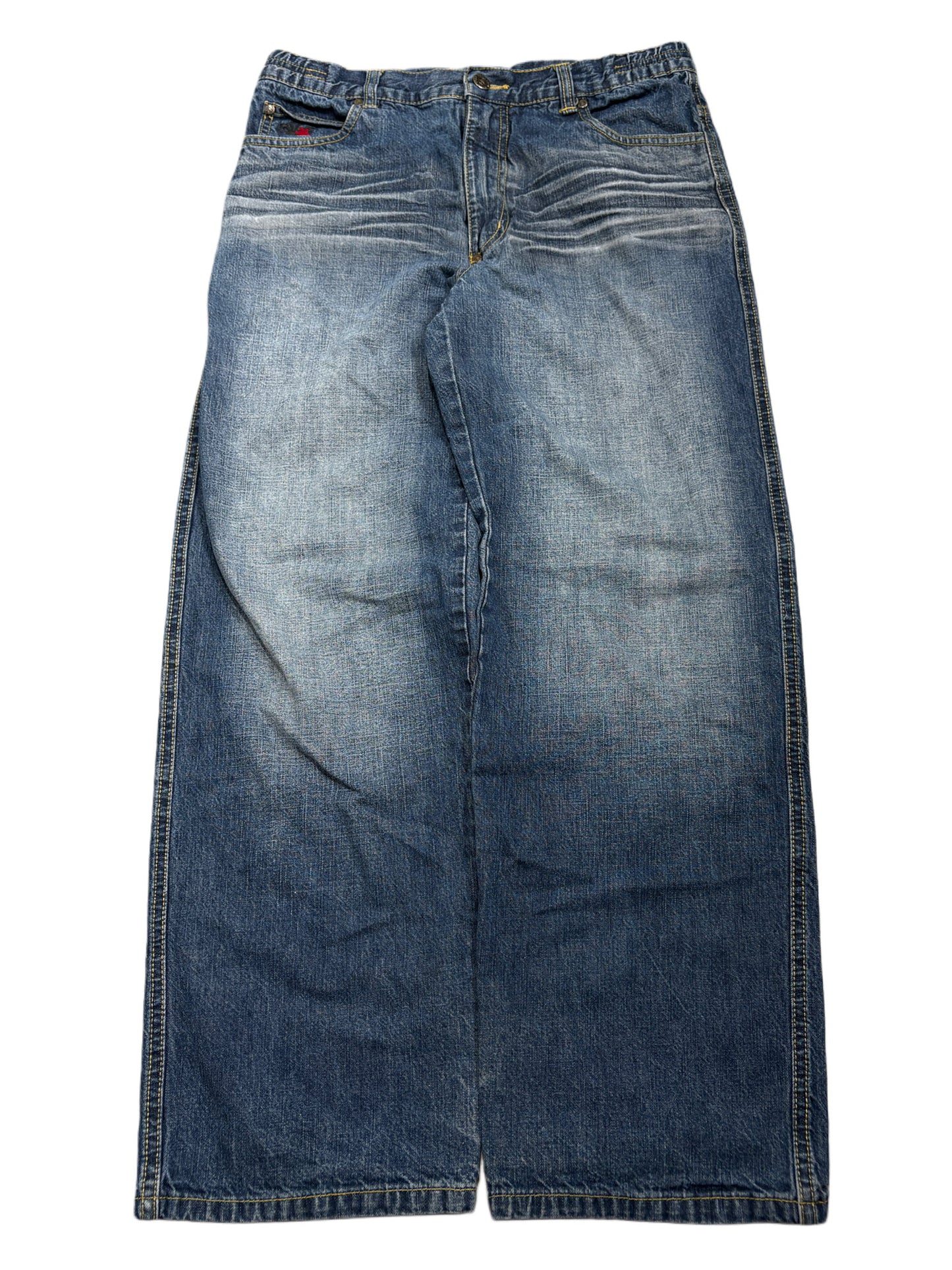 2000s Skull Washed Jeans