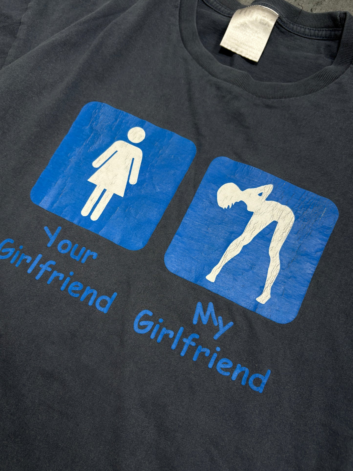 2000s washed Funny T-shirt