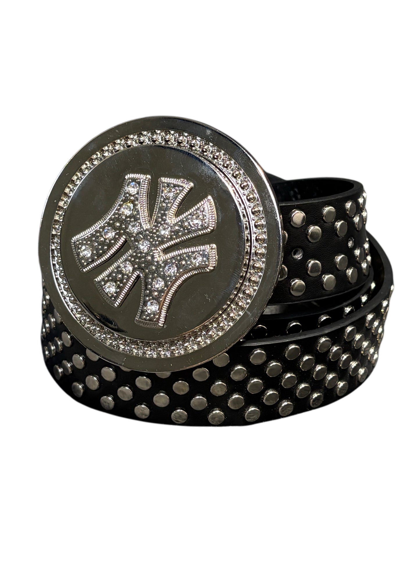 2000s New Yankess Spin Belt Pasek bling