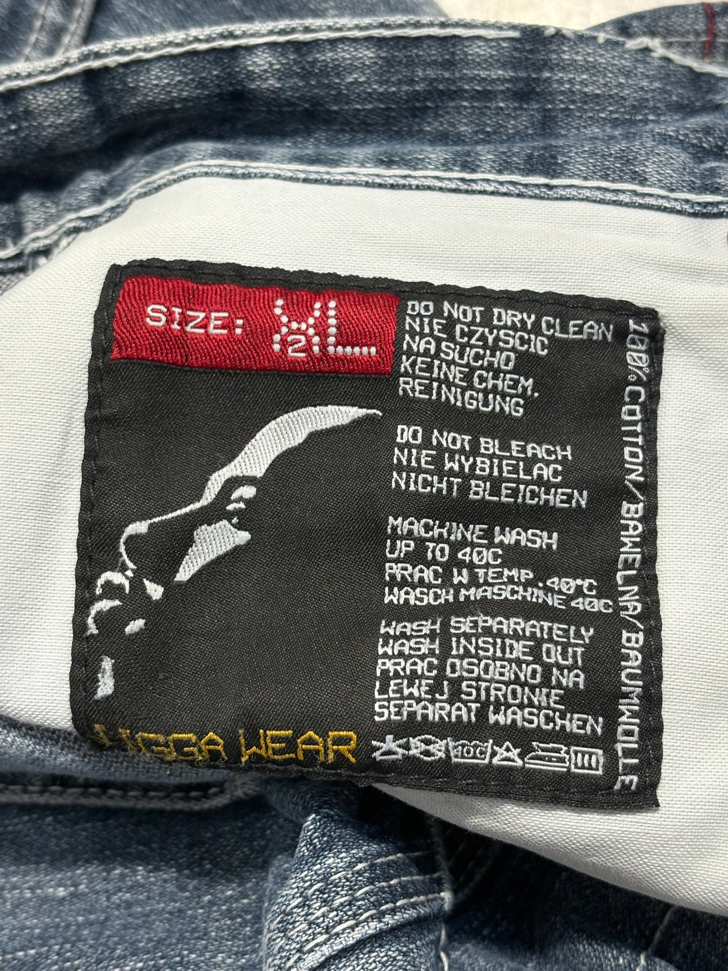 2000s *RARE* Jiggawear rap hiphop og baggy jeans og polska marka