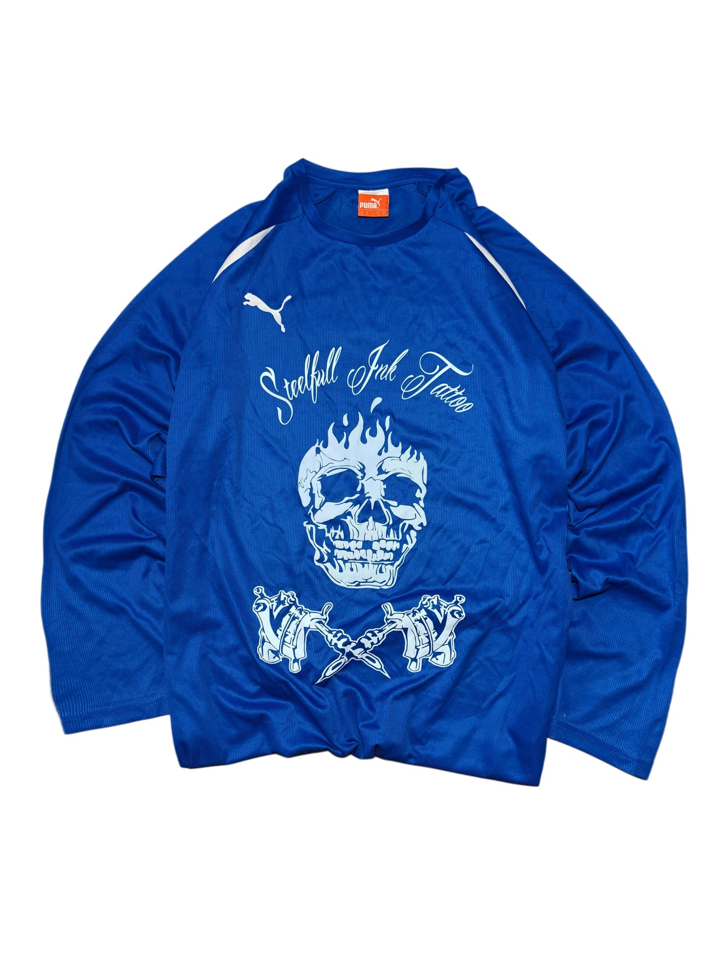 2000s Puma Skull Jersey Longsleeve