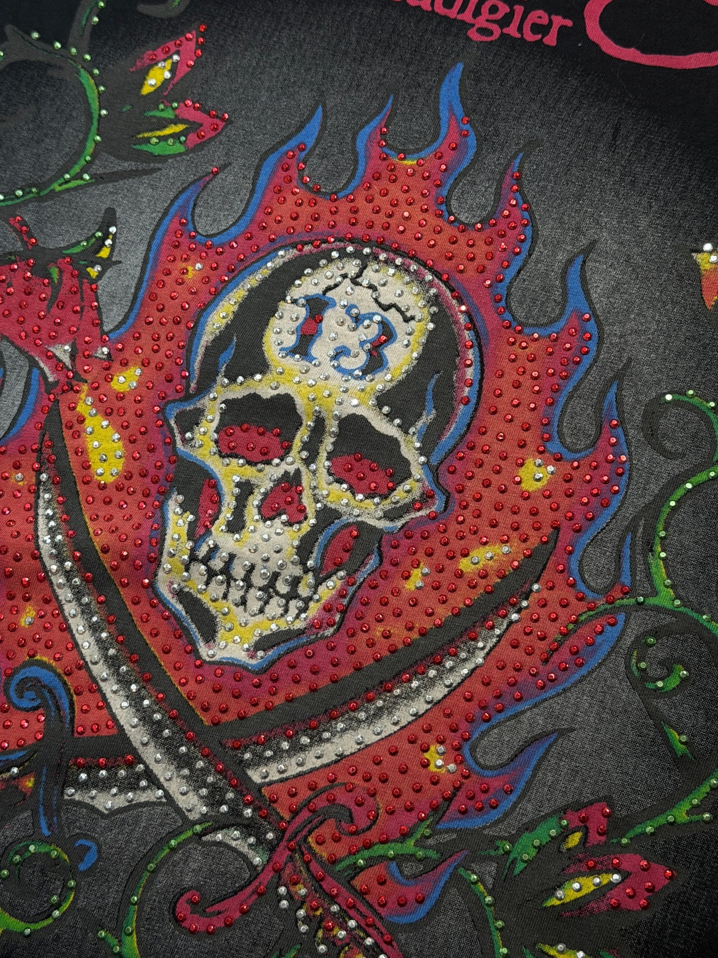2000s Edhardy skull black T-shirt