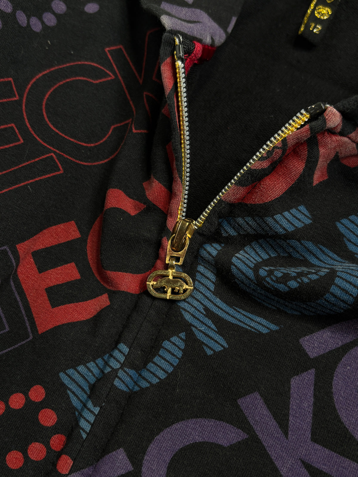 2000s Ecko Red Y2K zip Hoodie