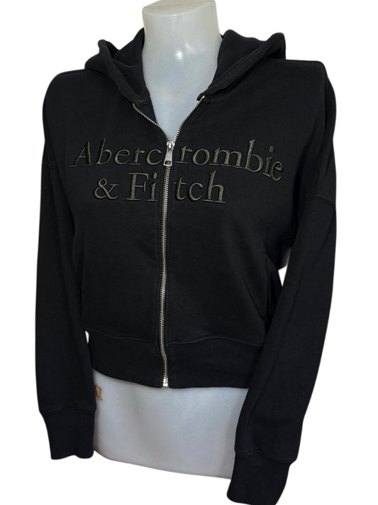 2000s Abercrombie & Fitch zip up cropped hoodie